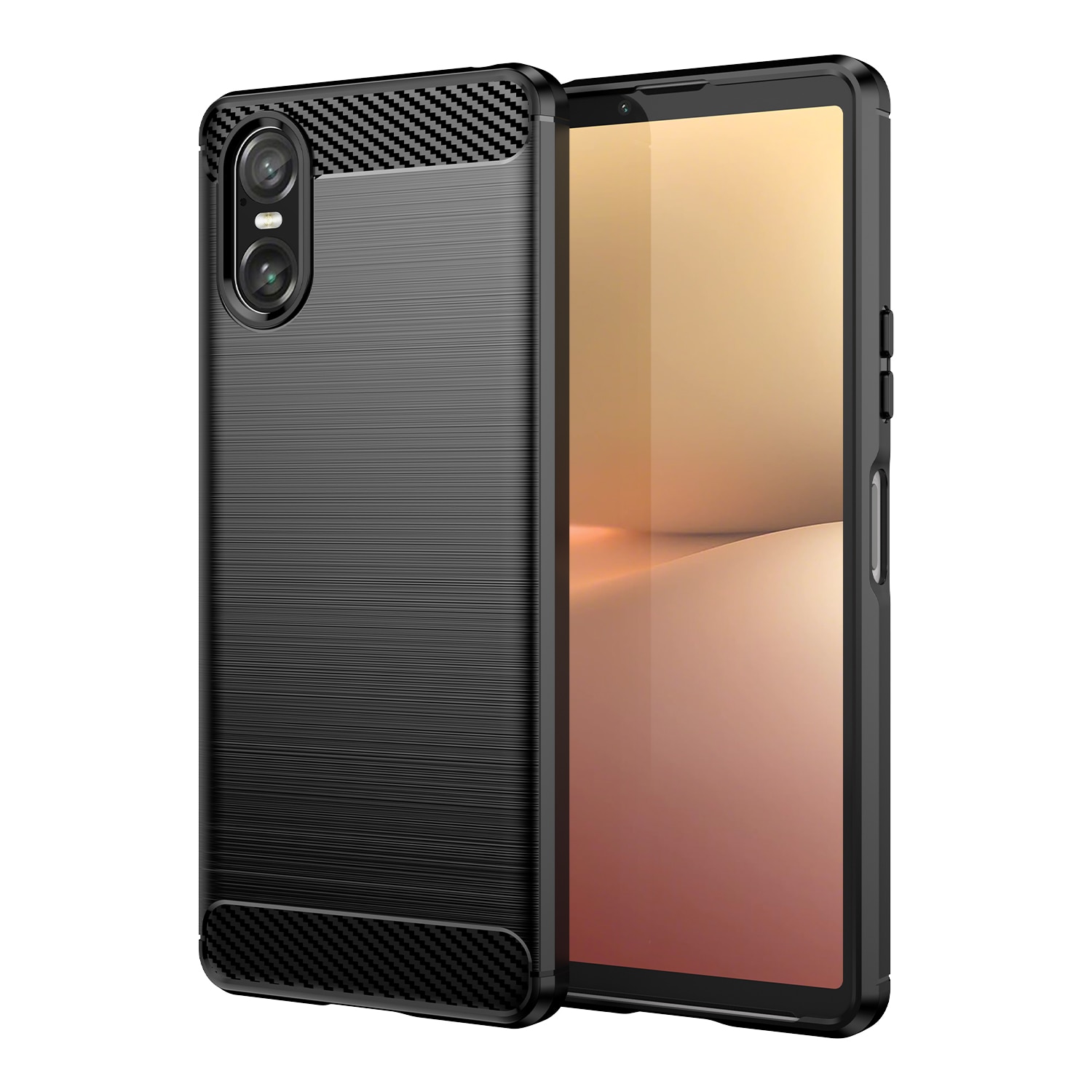 Sony Xperia 10 VI Skal TPU Brushed Black