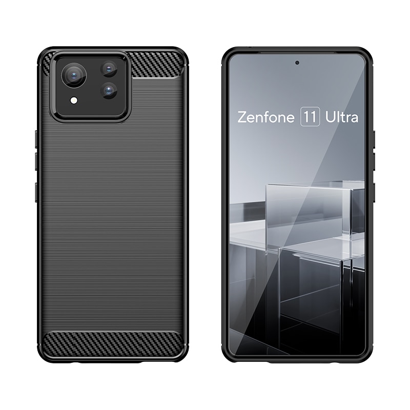 Asus Zenfone 11 Ultra Skal TPU Brushed Black