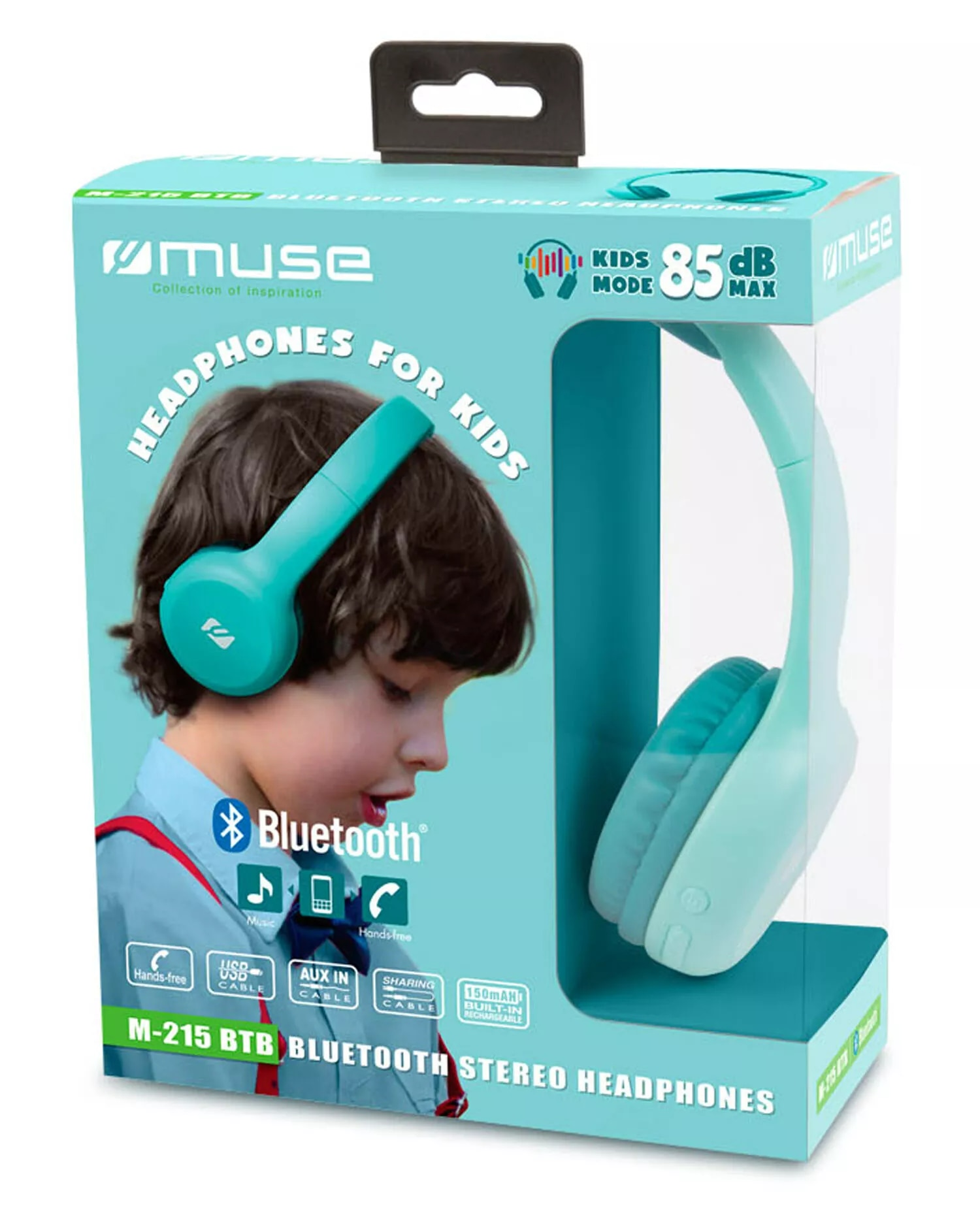 Bluetooth On-Ear Wireless Barnhörlurar blå
