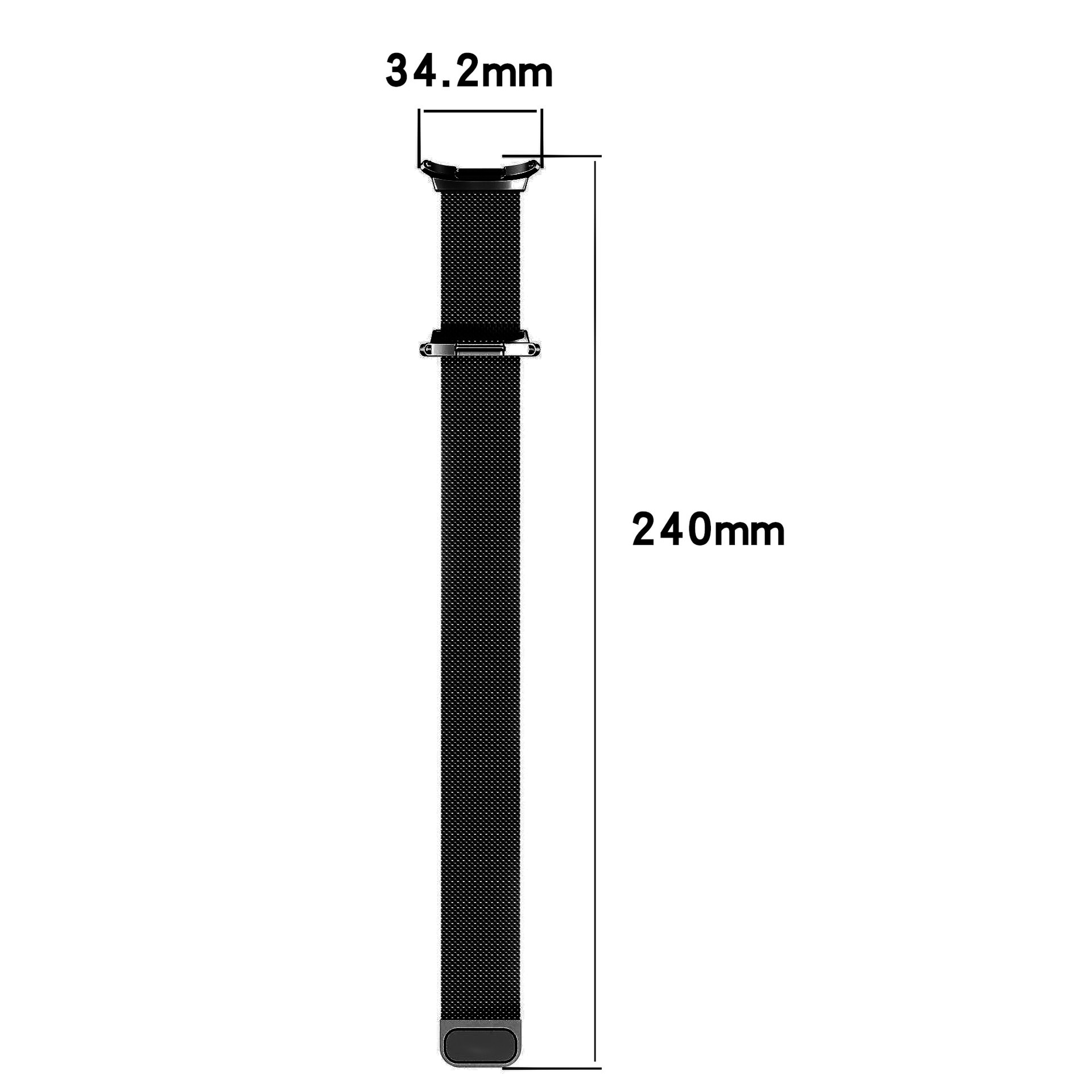 Armband Milanese Samsung Galaxy Watch Ultra 47mm Svart