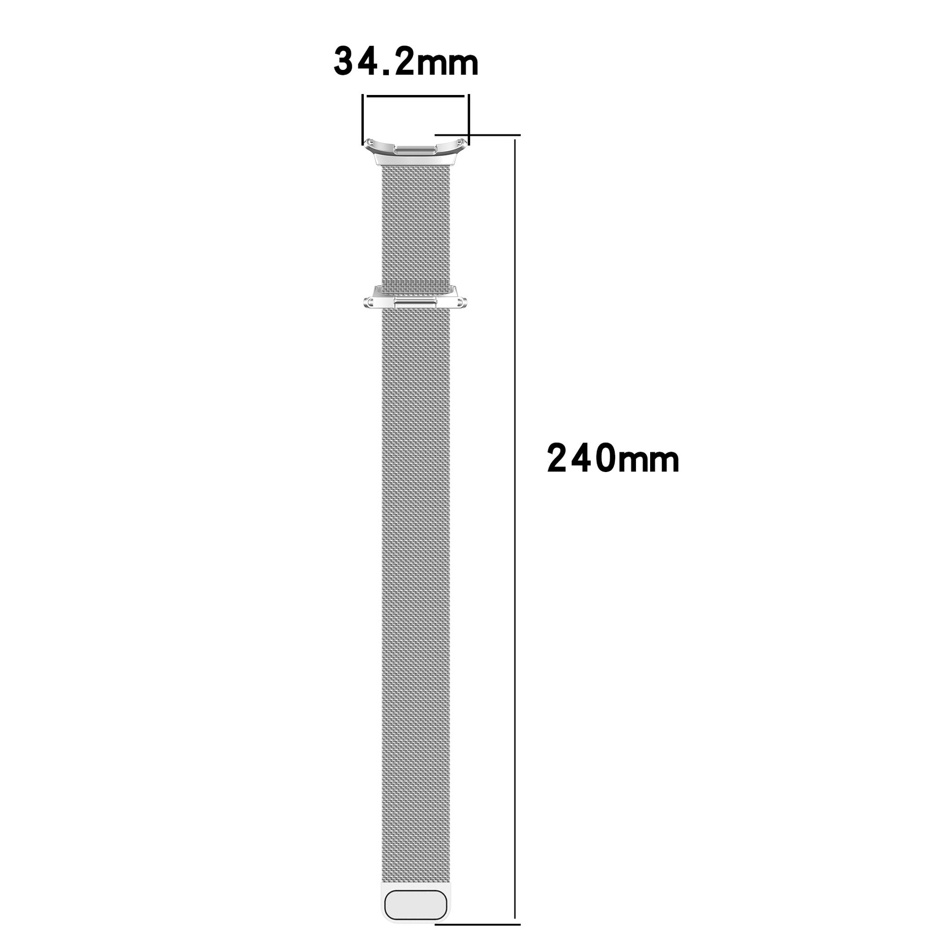 Armband Milanese Samsung Galaxy Watch Ultra 47mm Silver