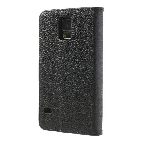 Plånboksfodral Samsung Galaxy S5/S5 Neo svart