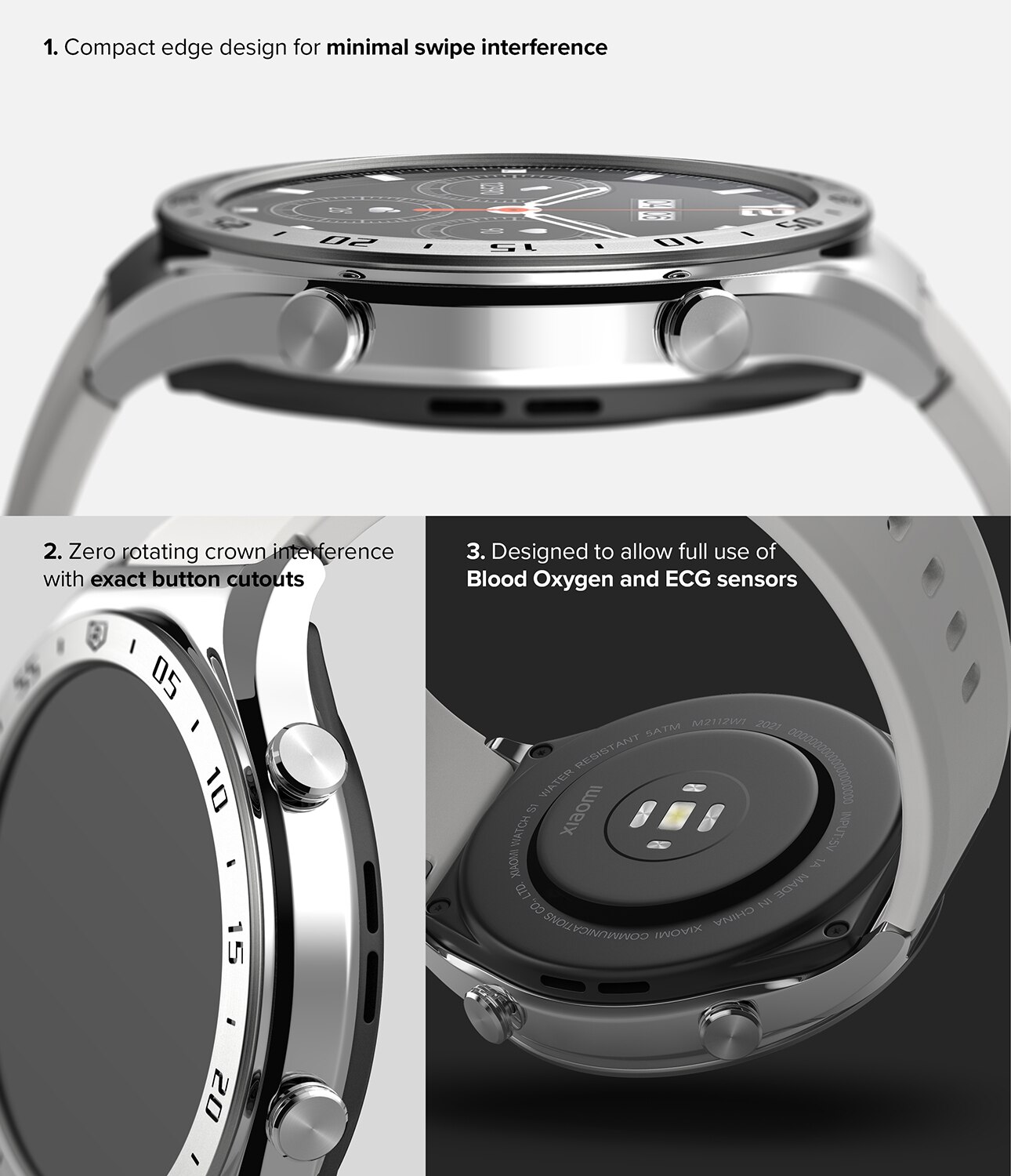 Bezel Styling Xiaomi Watch S1 Silver