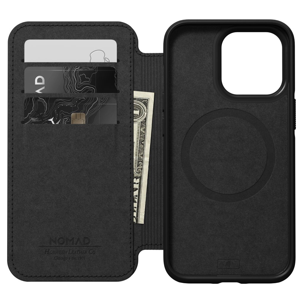 iPhone 13 Pro Modern Folio Horween Leather MagSafe Black