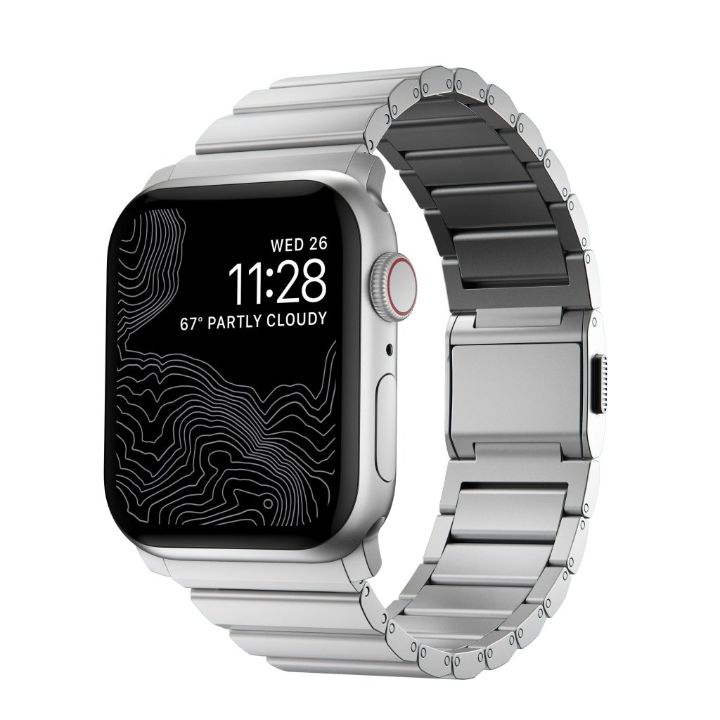 Aluminum Band Apple Watch 45mm Series 8 Silver