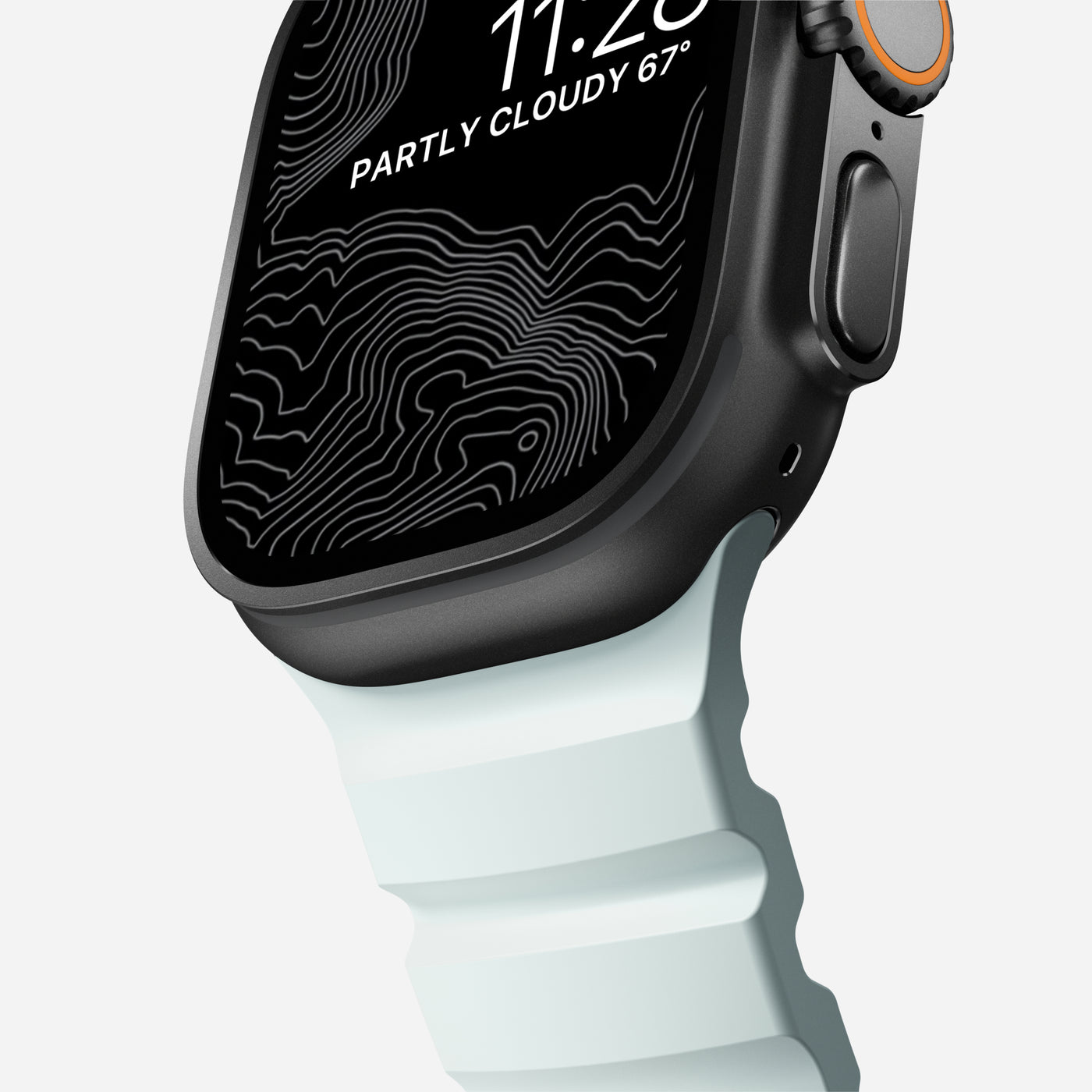 Apple Watch Ultra 49mm 2nd Gen Rocky Point Band Icy Blue Glow (Black Hardware) - Limited edition