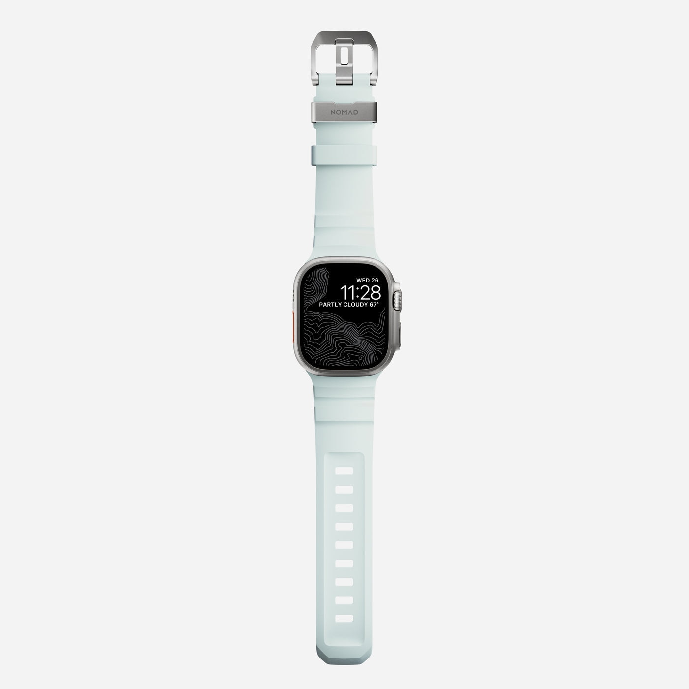 Apple Watch Ultra 49mm 2nd Gen Rocky Point Band Icy Blue Glow (Black Hardware) - Limited edition
