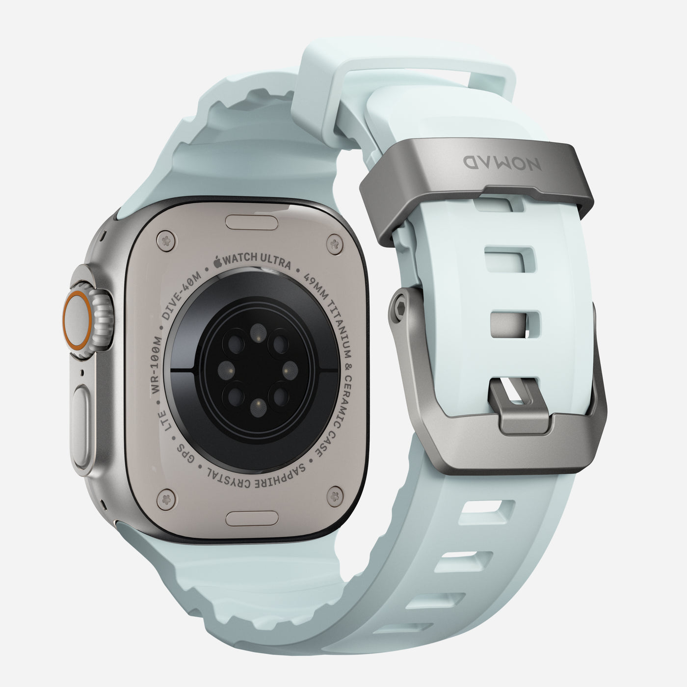 Apple Watch Series 1-3 42mm Rocky Point Band Icy Blue Glow (Natural Hardware) - Limited edition