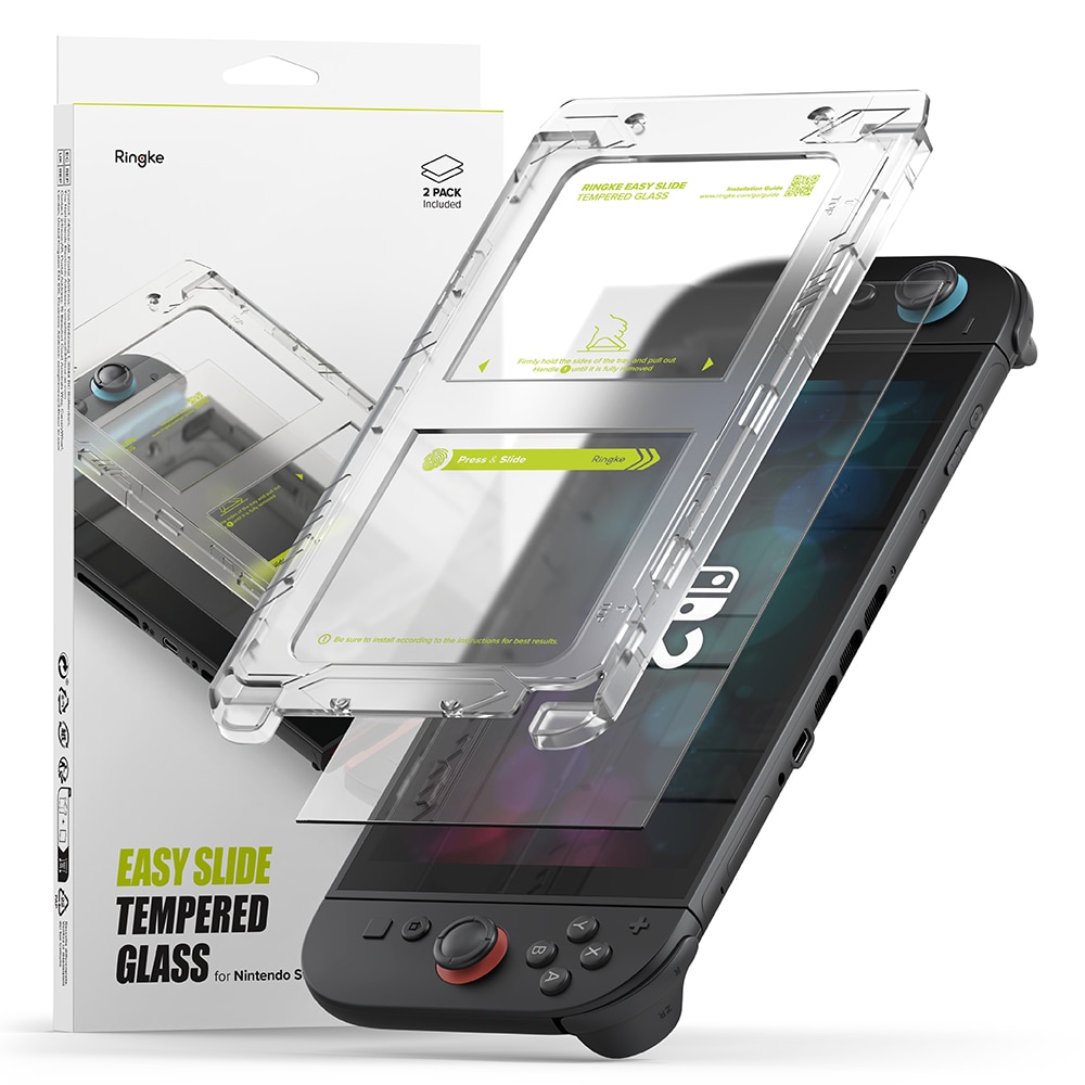 Easy Slide Glass (2-pack) Nintendo Switch 2