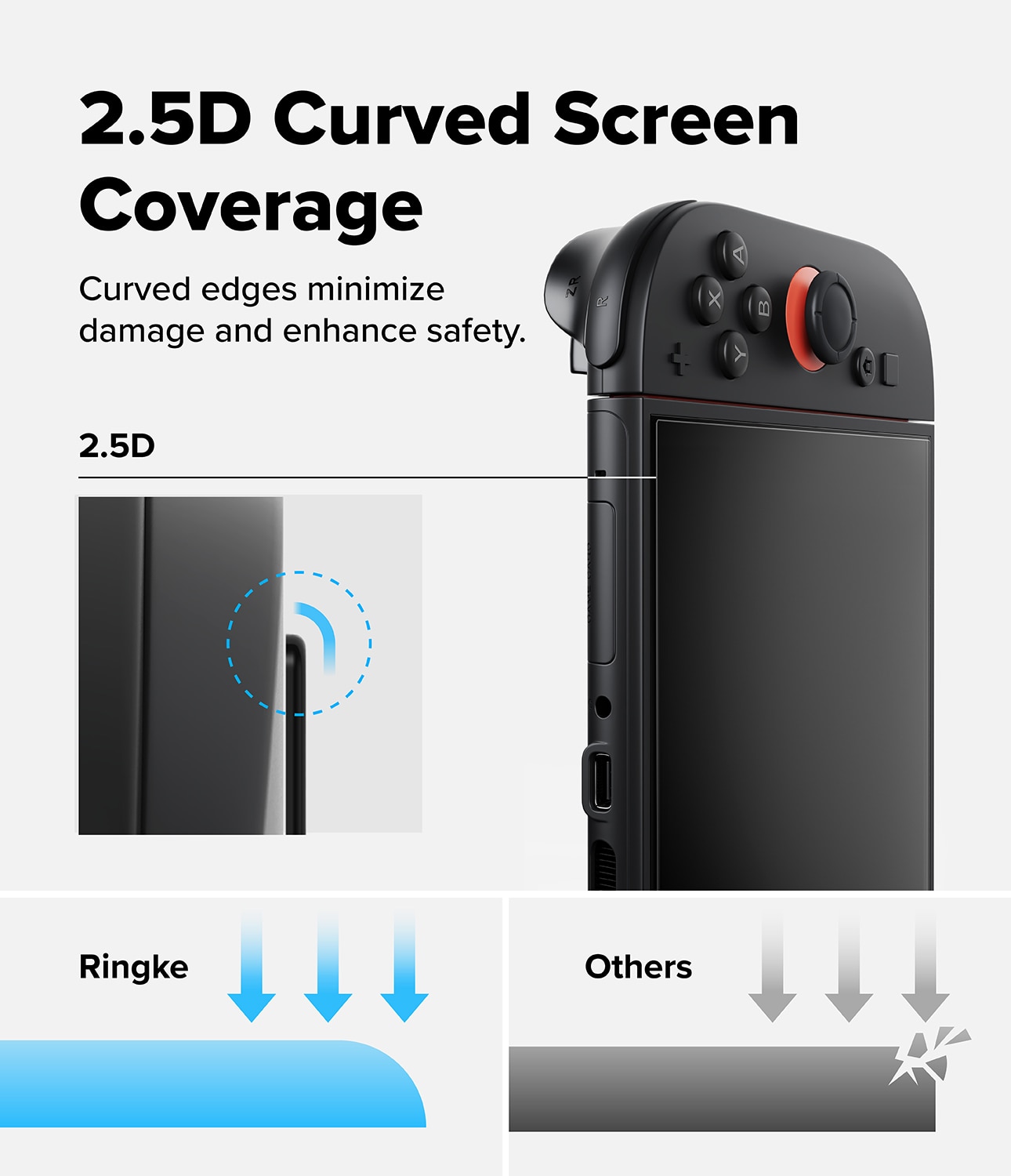 Easy Slide Glass (2-pack) Nintendo Switch 2