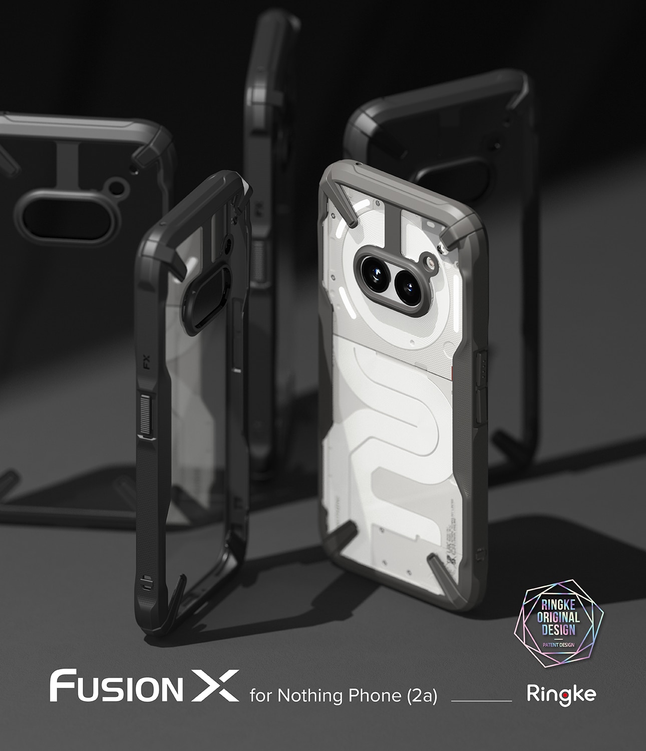 Fusion X Case Nothing Phone 2a svart