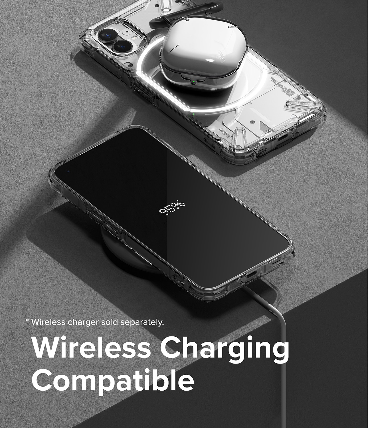 Fusion X Case Nothing Phone 1 Genomskinlig
