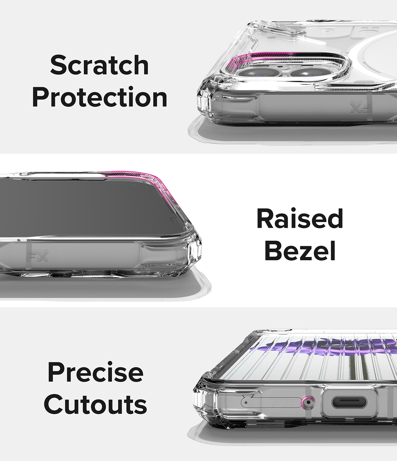 Fusion X Case Nothing Phone 1 Genomskinlig