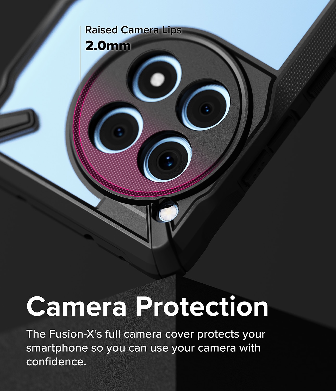 Fusion X Case  OnePlus 12R Svart
