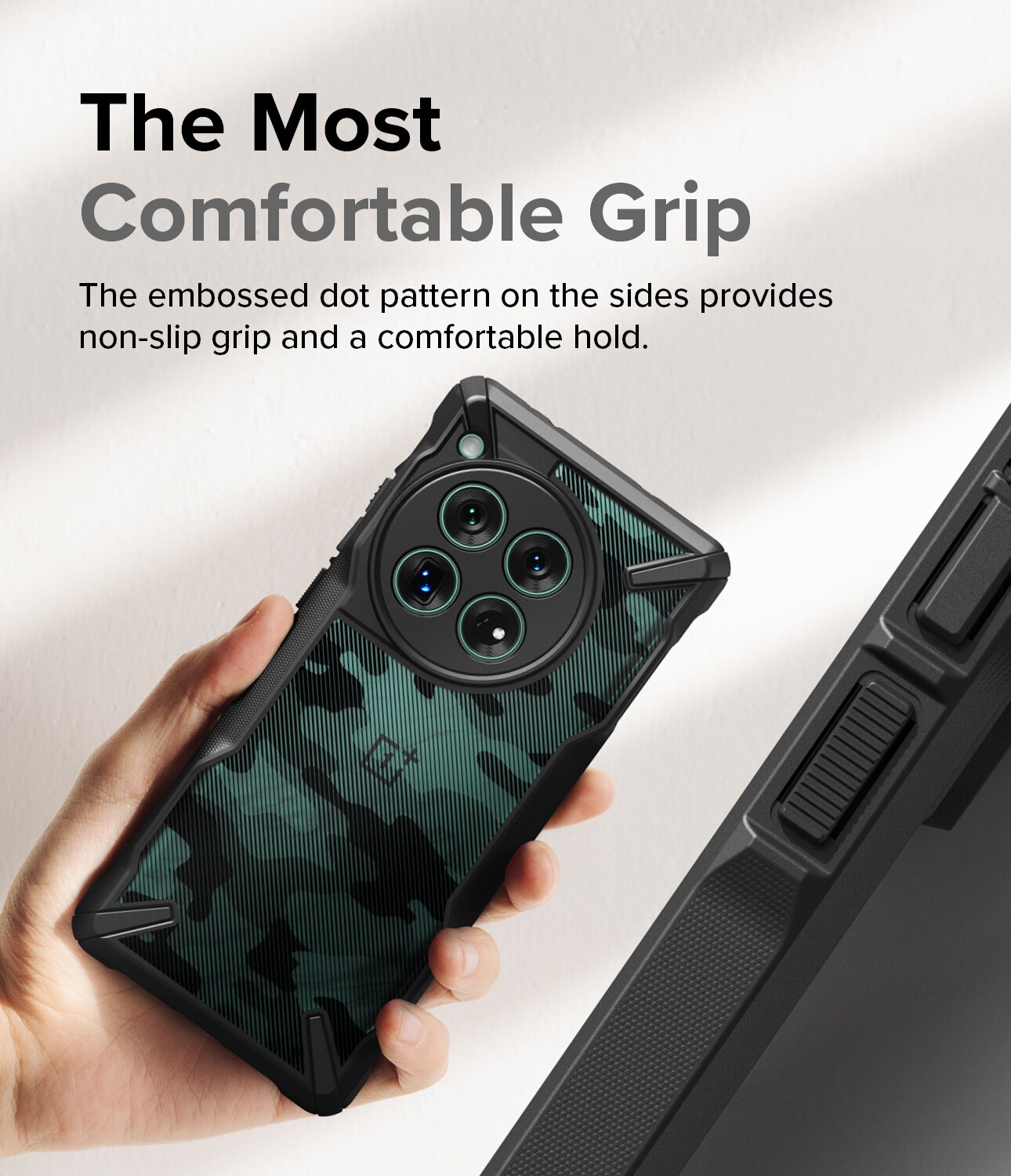 Fusion X Case OnePlus 12 Camo Black