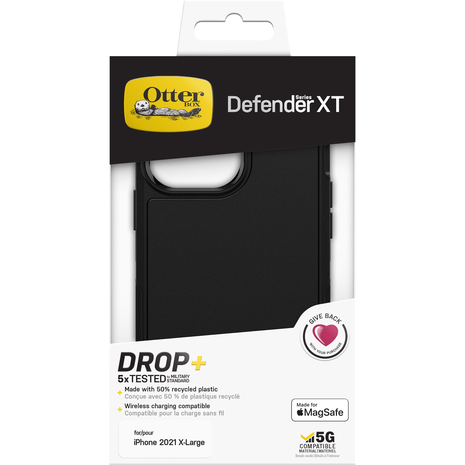 Defender XT Skal iPhone 12 Pro Max svart