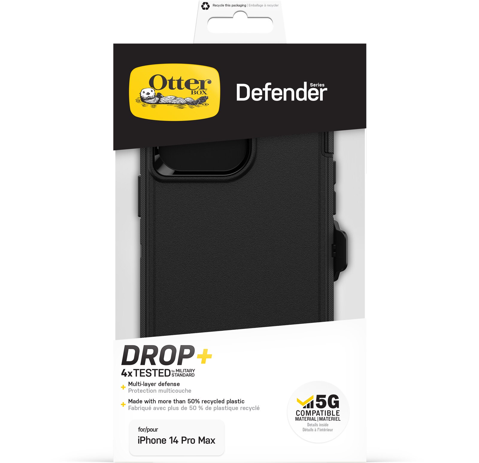 Defender Skal iPhone 14 Pro Max Svart