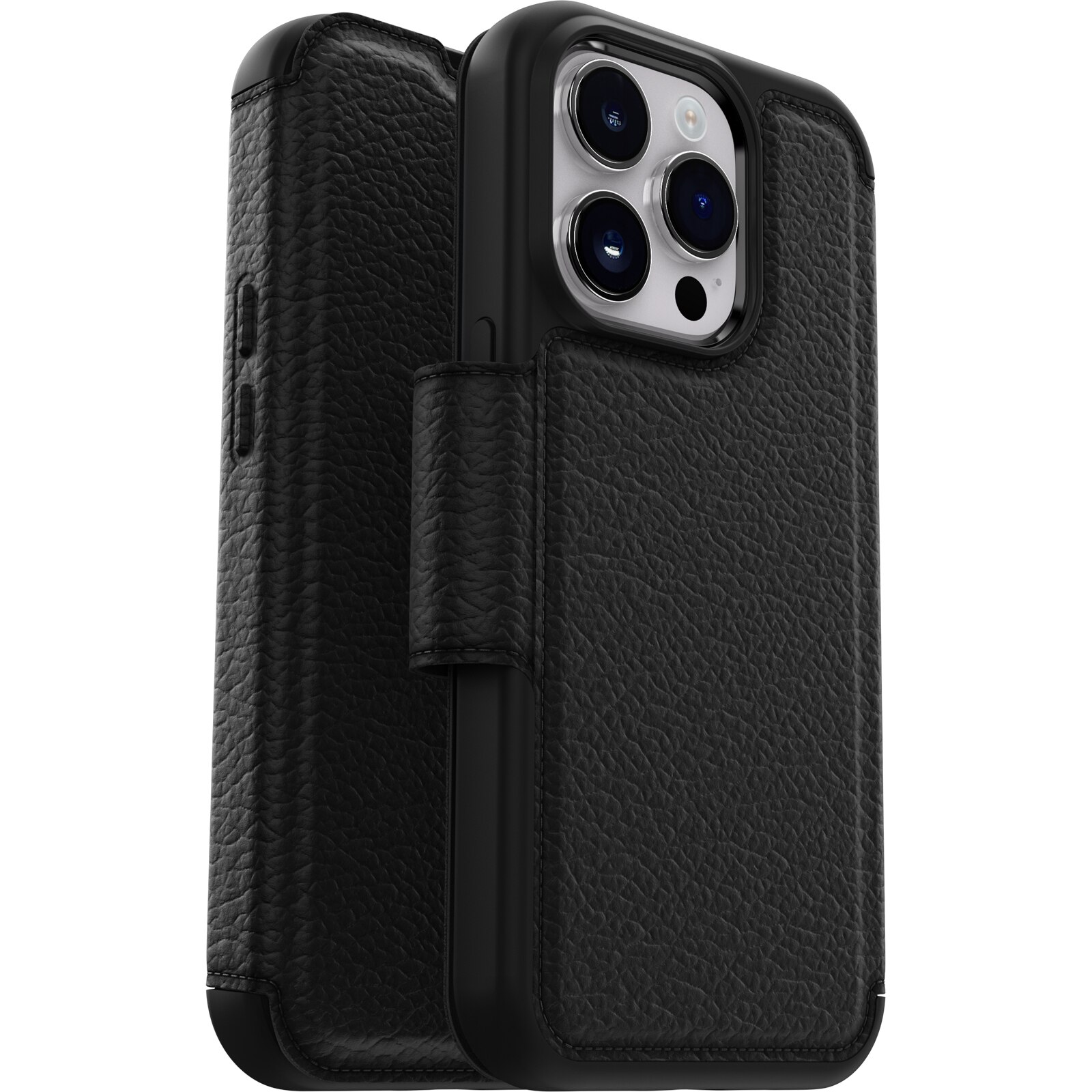 Strada MagSafe Wallet Case iPhone 15 Pro Max Black