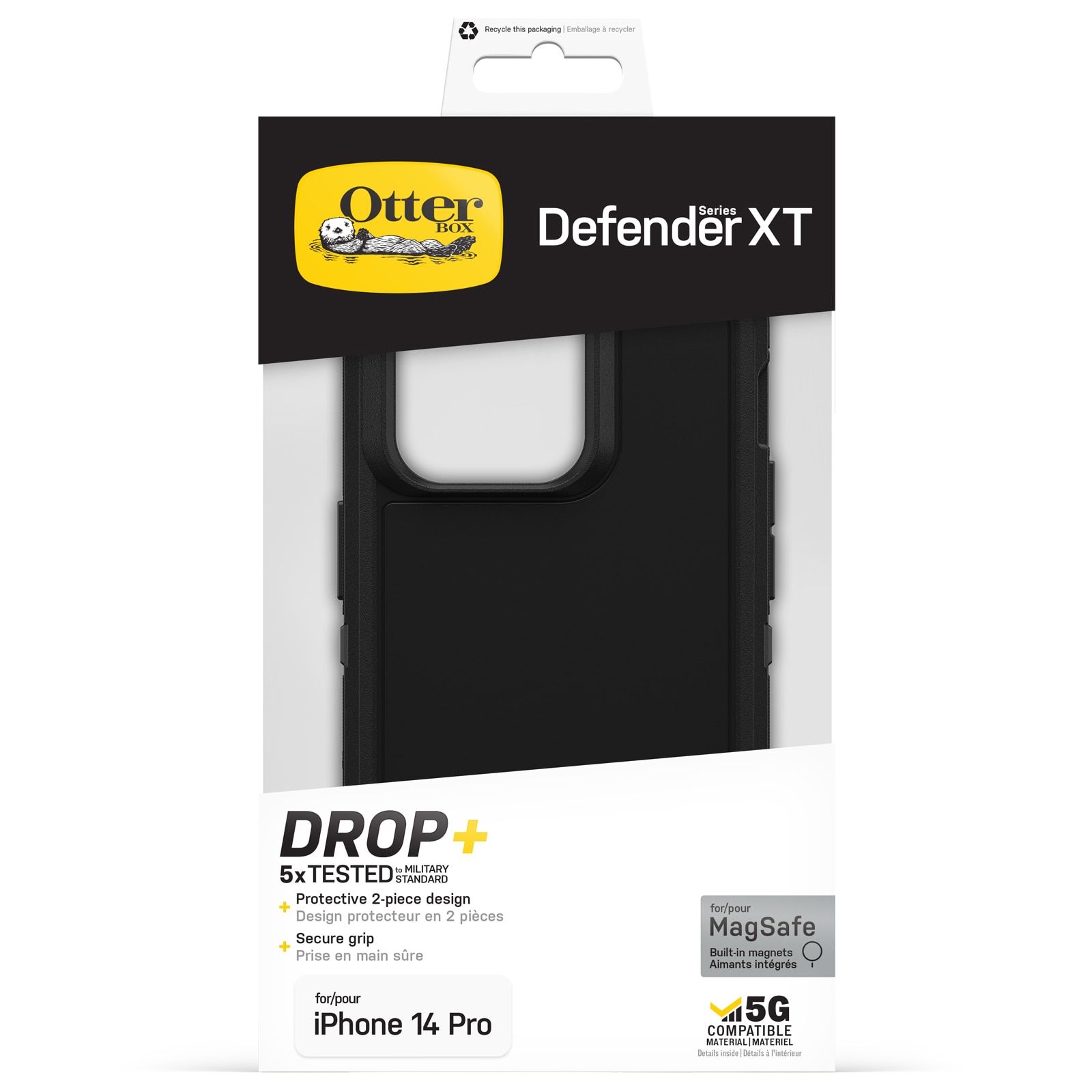 Defender XT Skal iPhone 14 Pro svart