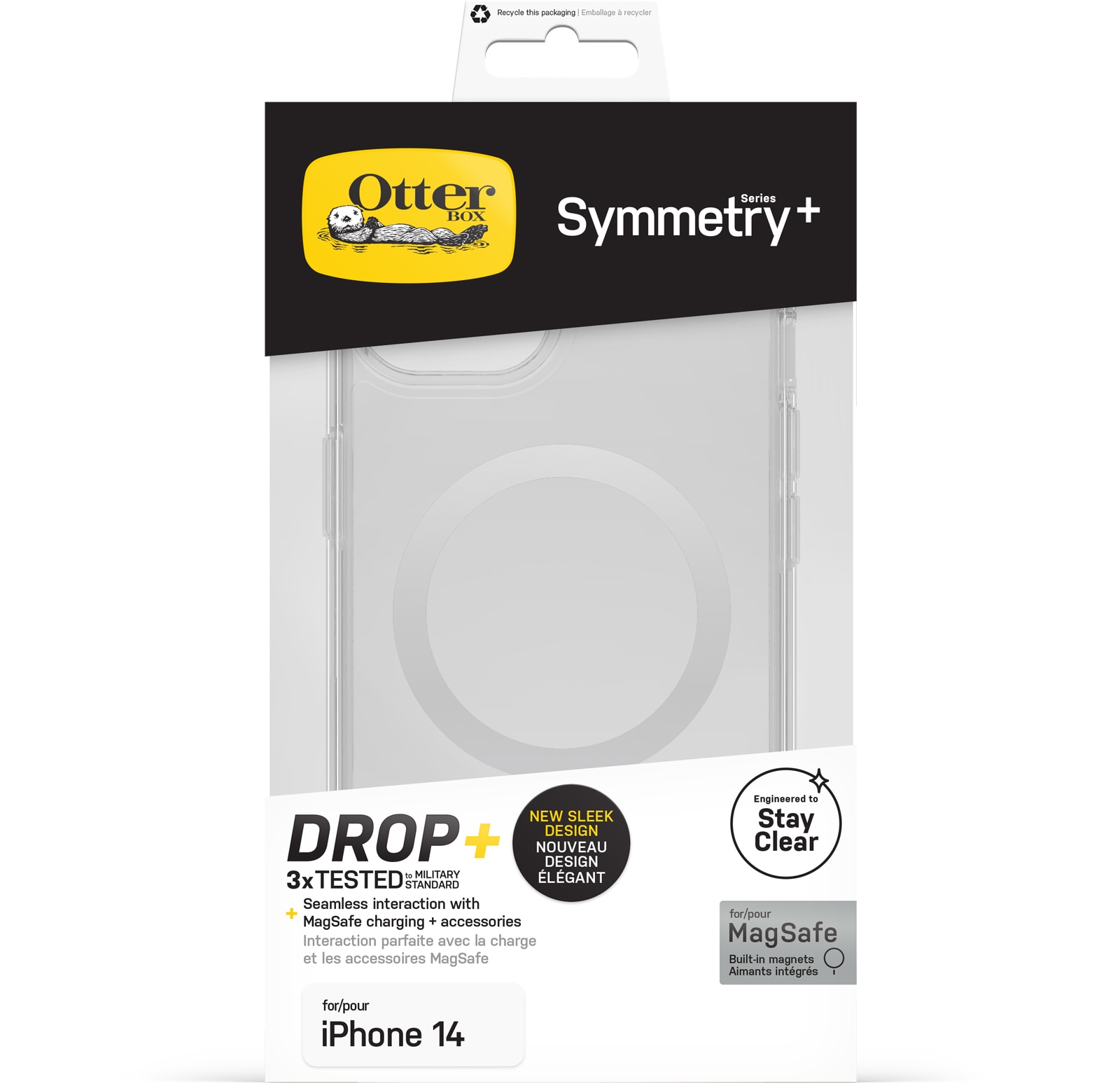 Symmetry Plus MagSafe Skal iPhone 14 transparent