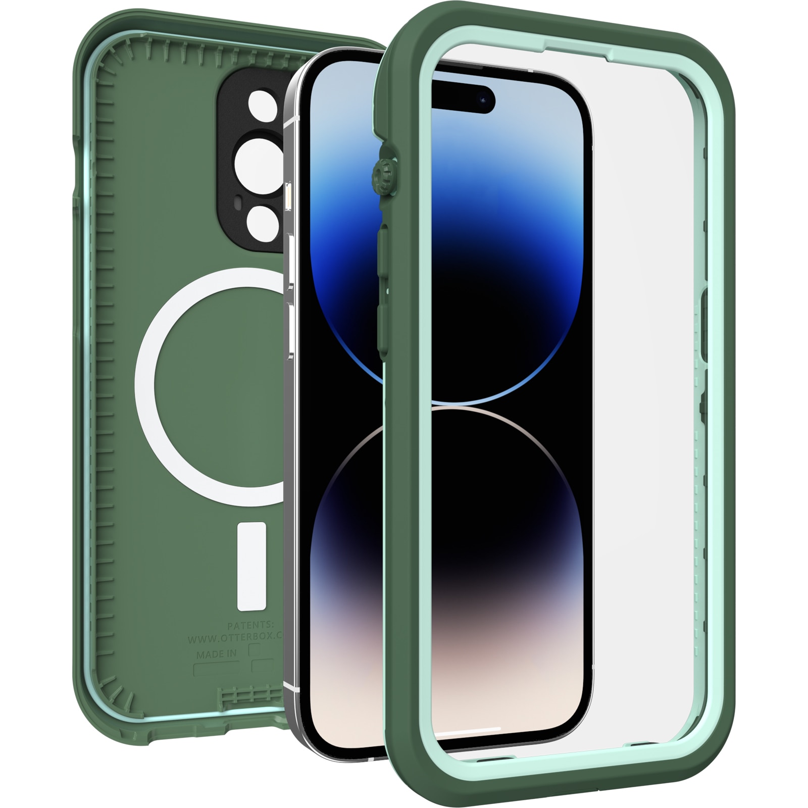 FRE MagSafe Skal iPhone 14 Pro grön