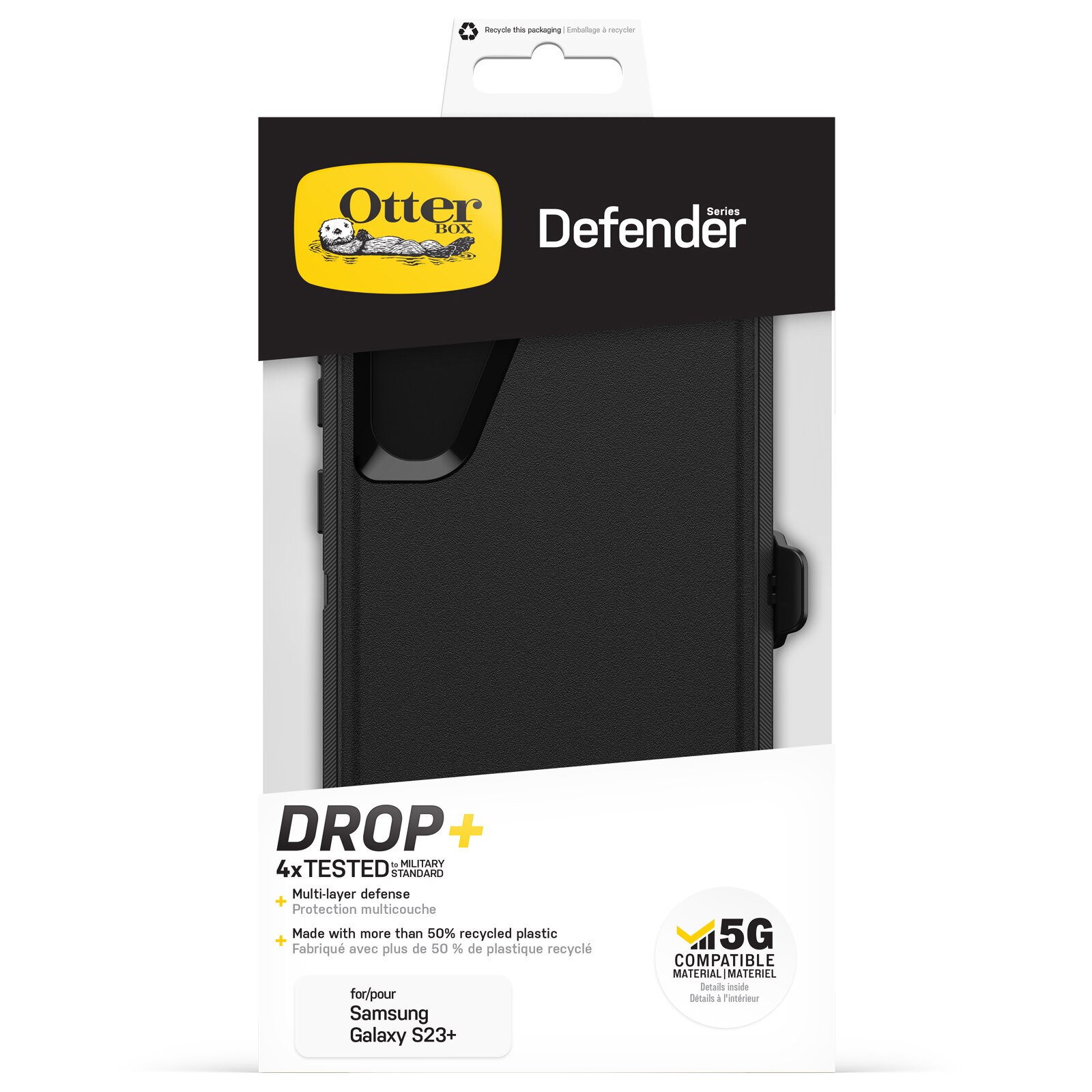 Defender Skal Samsung Galaxy S23 Plus Svart