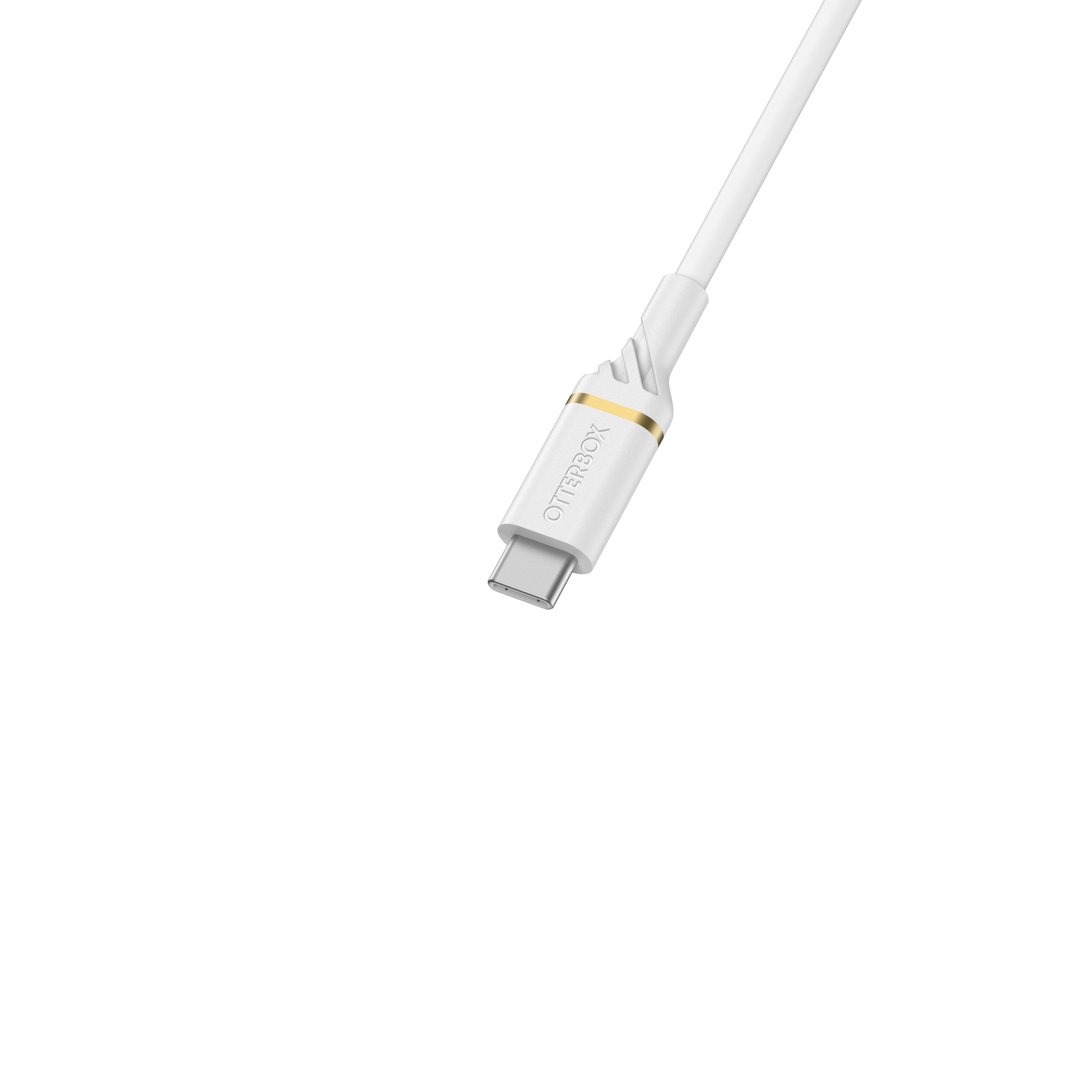 USB-C -> USB-C Laddkabel 1m Fast Charge vit