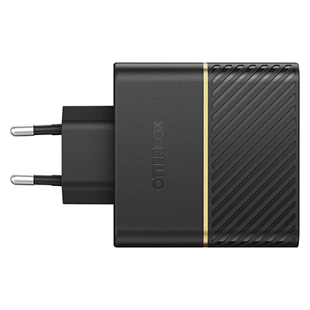 Väggladdare 30W USB-C PD+USB-A Black Shimmer