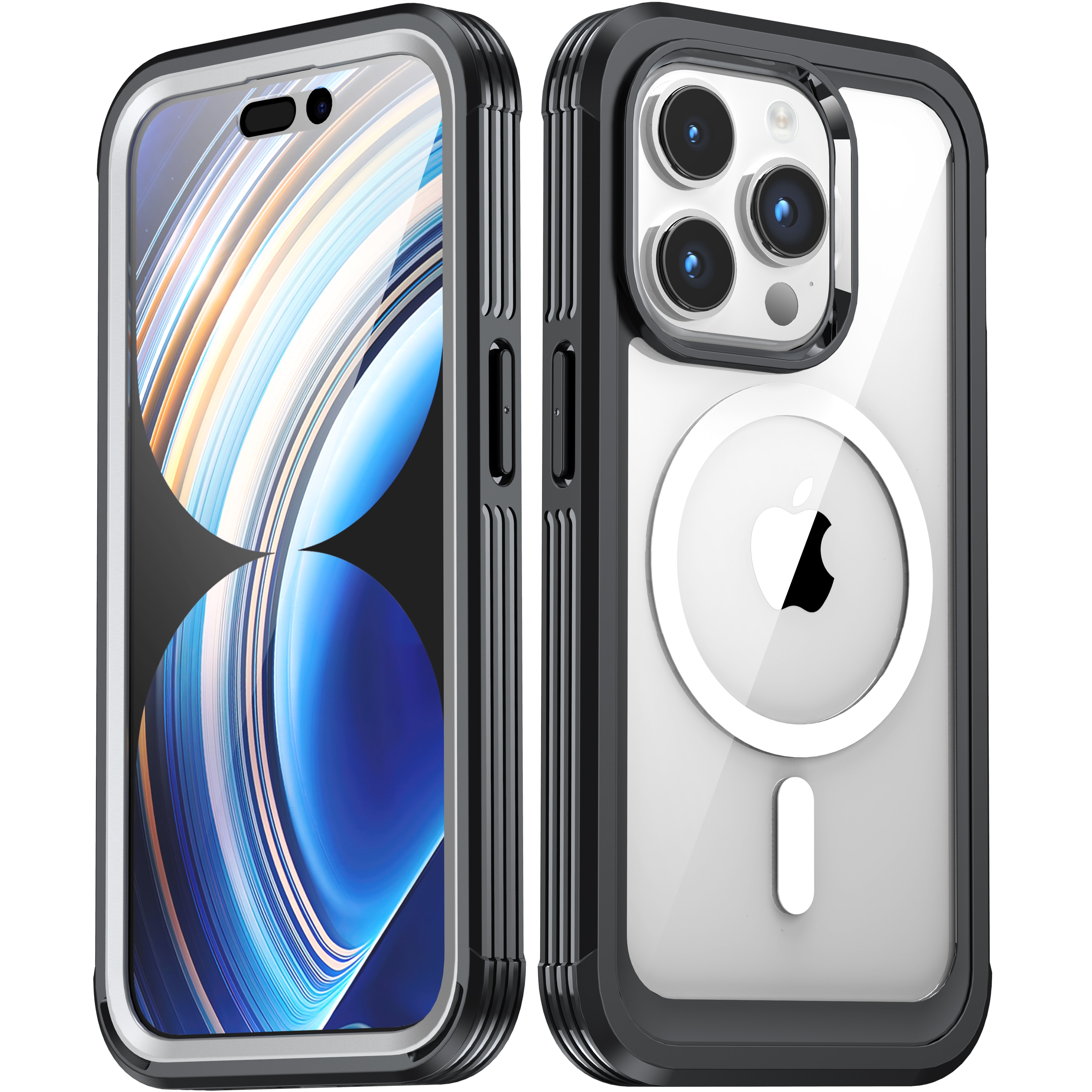 Premium Full Protection Case iPhone 15 Pro Max Black