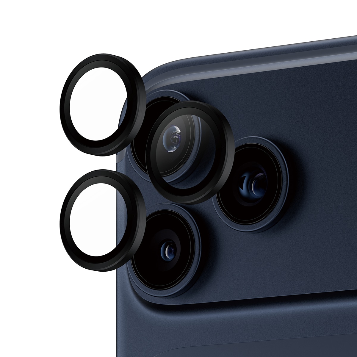 iPhone 17 Pro Hoops Camera Lens Protector Svart