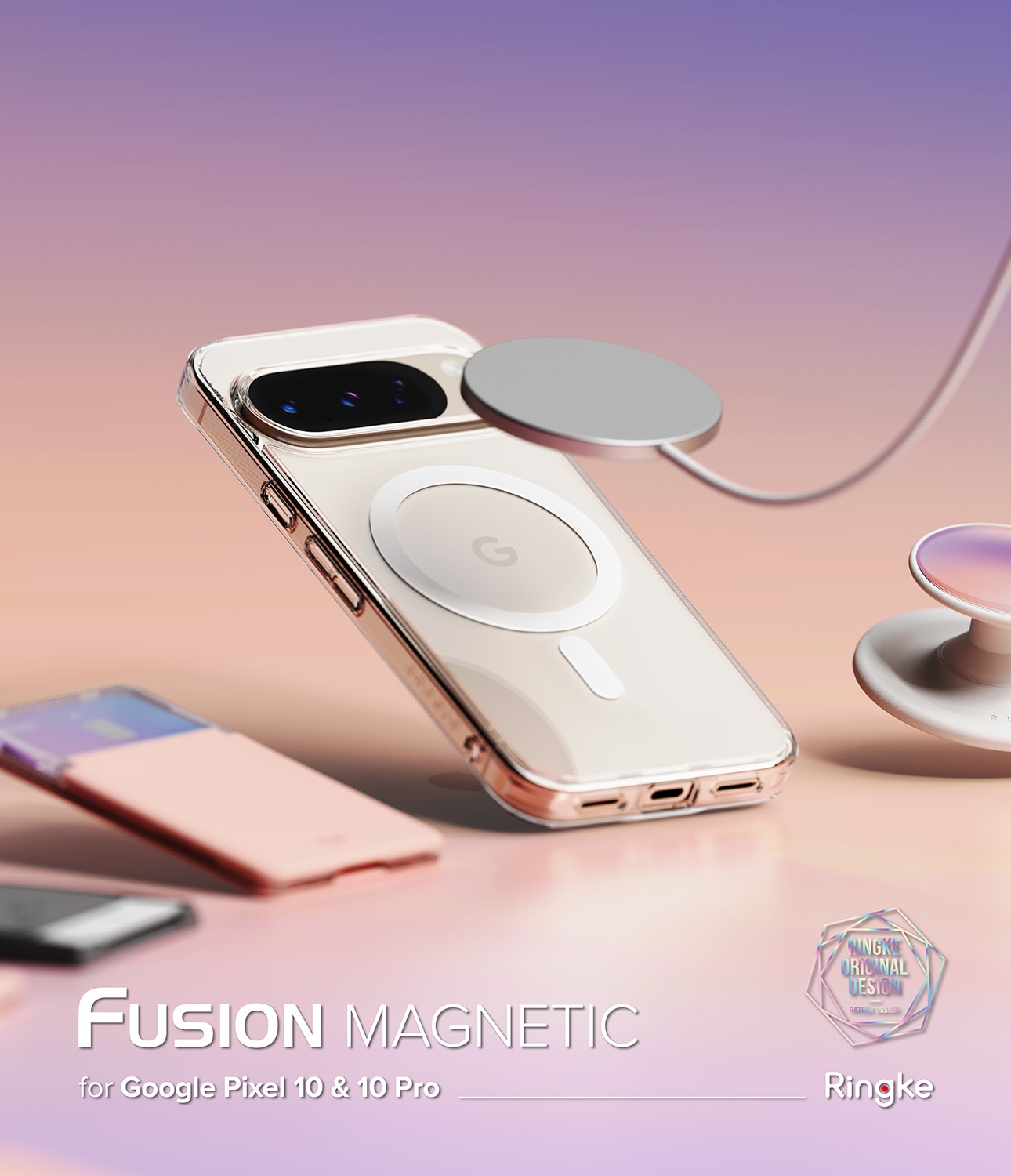 Fusion Magnetic Case Google Pixel 10 Pro Genomskinlig