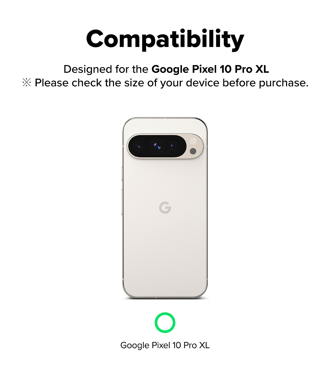 Camera Protector Glass Google Pixel 10 Pro XL (2-pack)