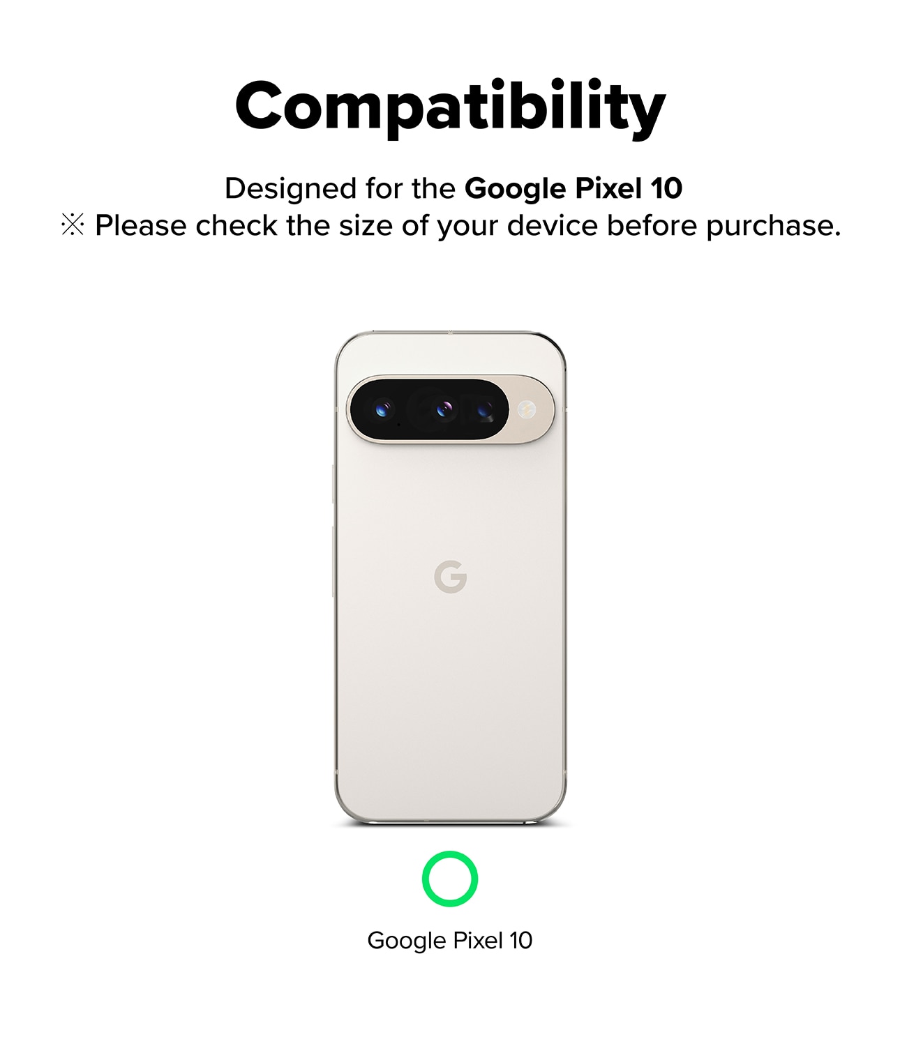 Camera Protector Glass Google Pixel 10 (2-pack)