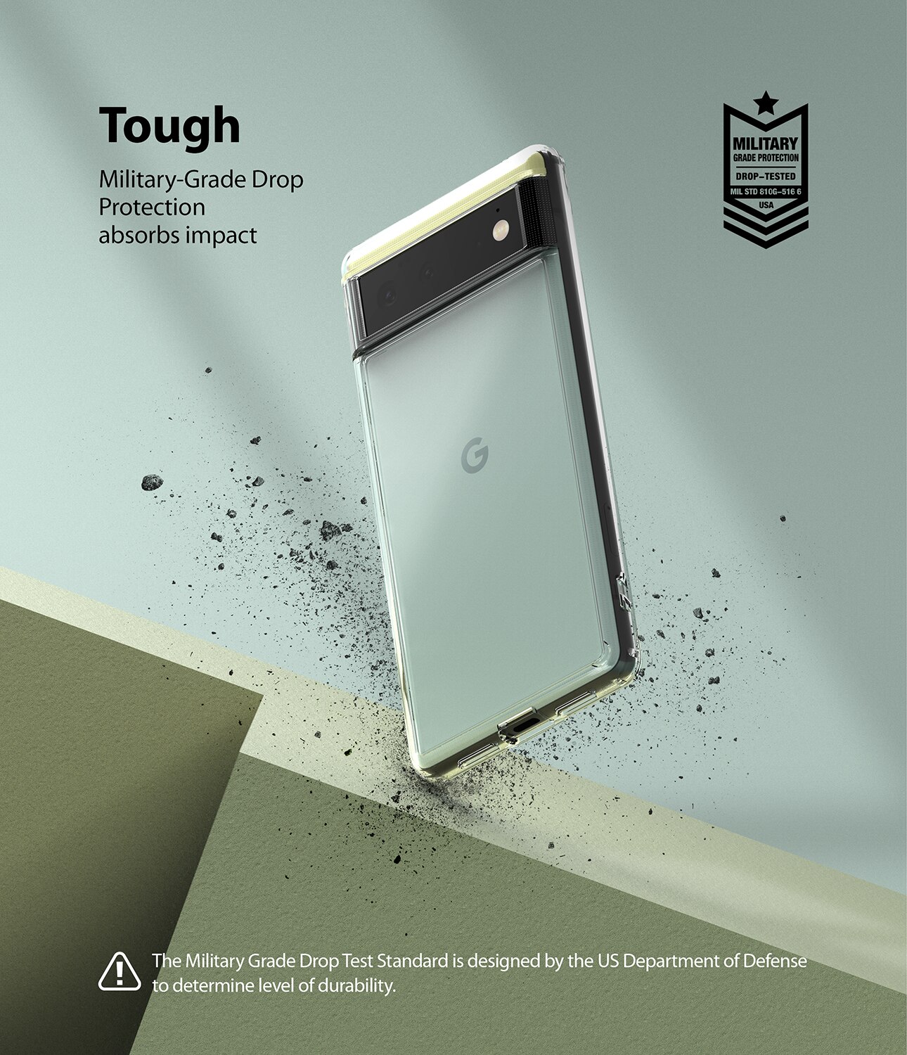 Fusion Case Google Pixel 6 Genomskinlig