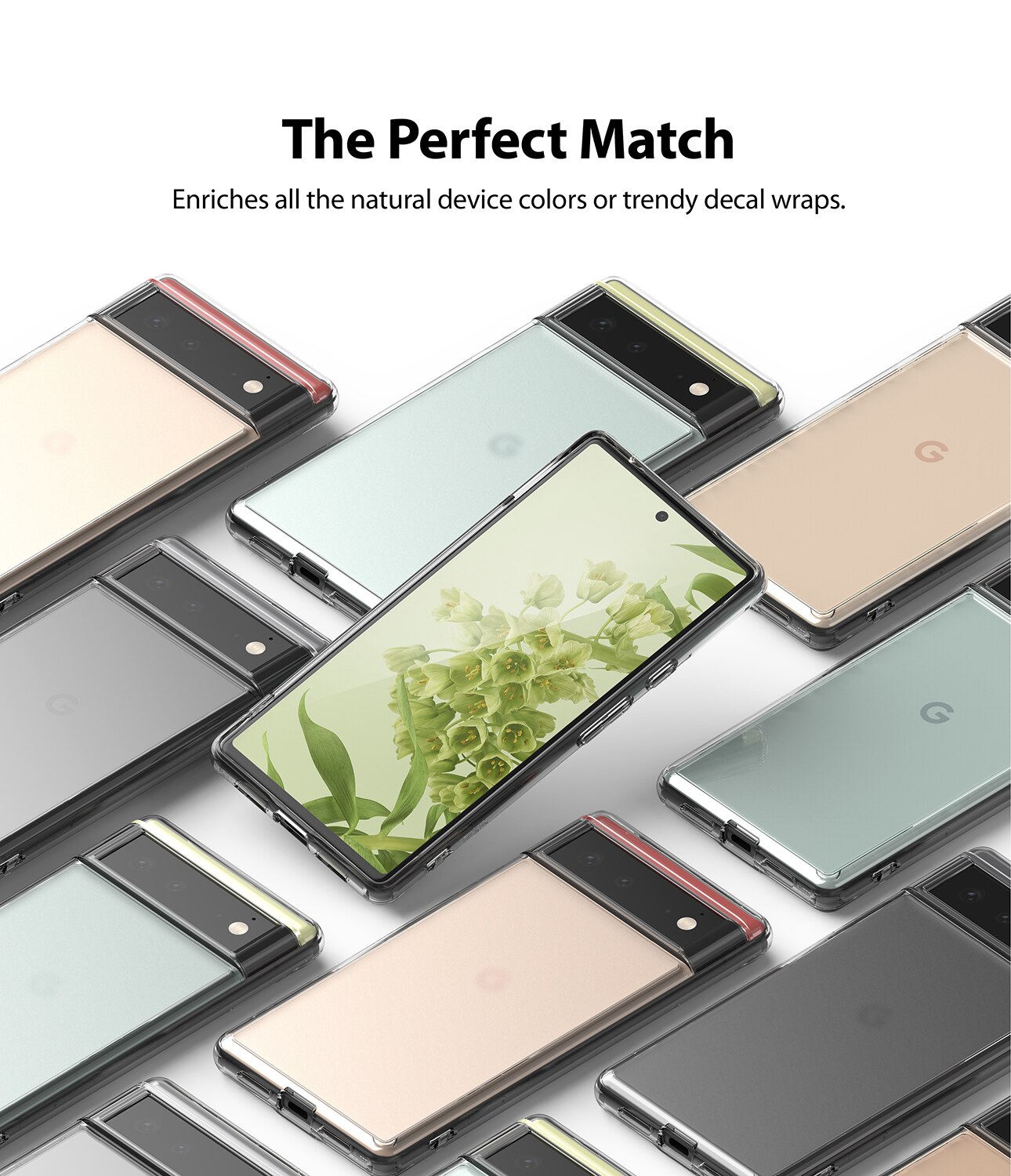 Fusion Case Google Pixel 6 Genomskinlig