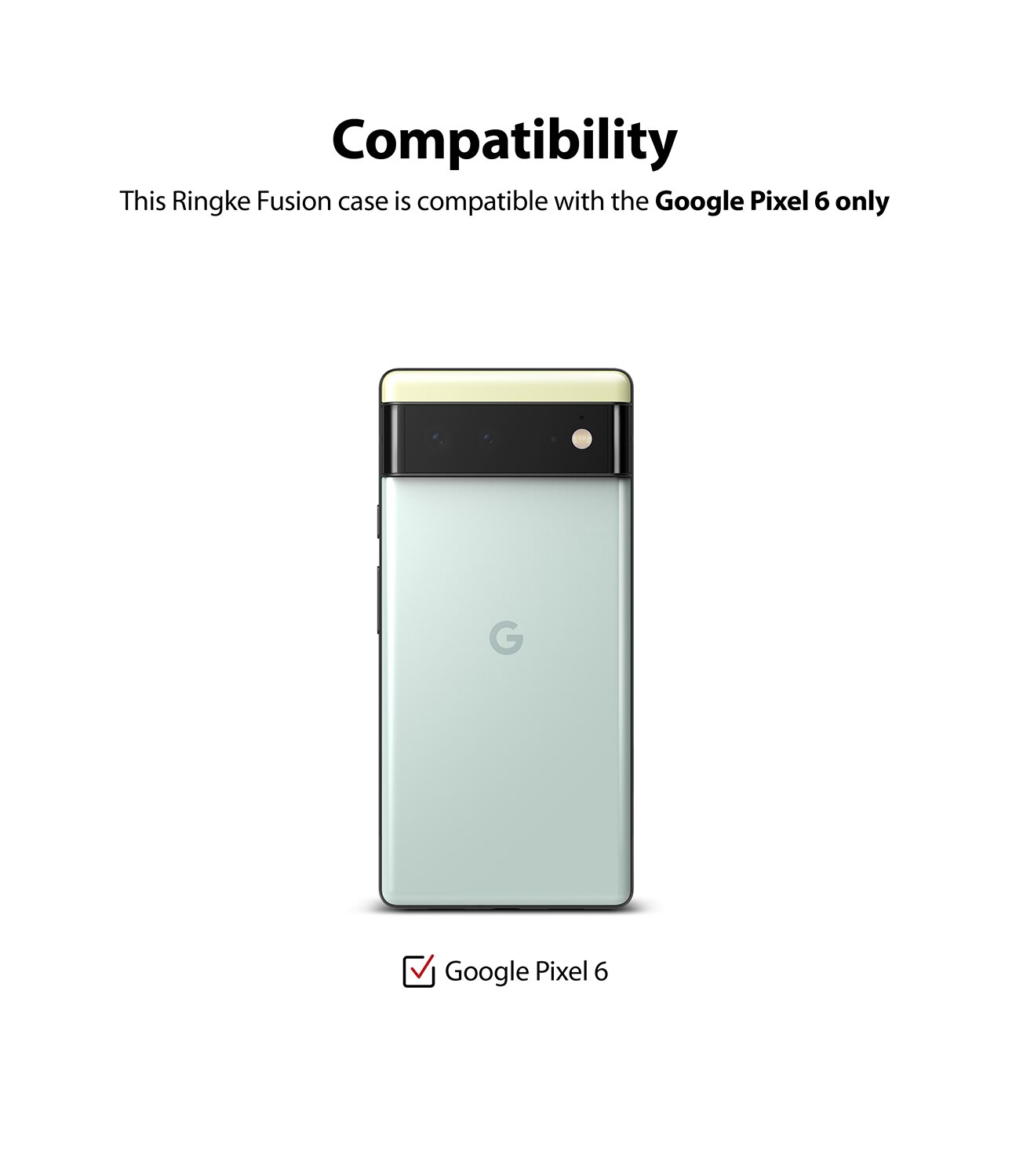 Fusion Case Google Pixel 6 Genomskinlig