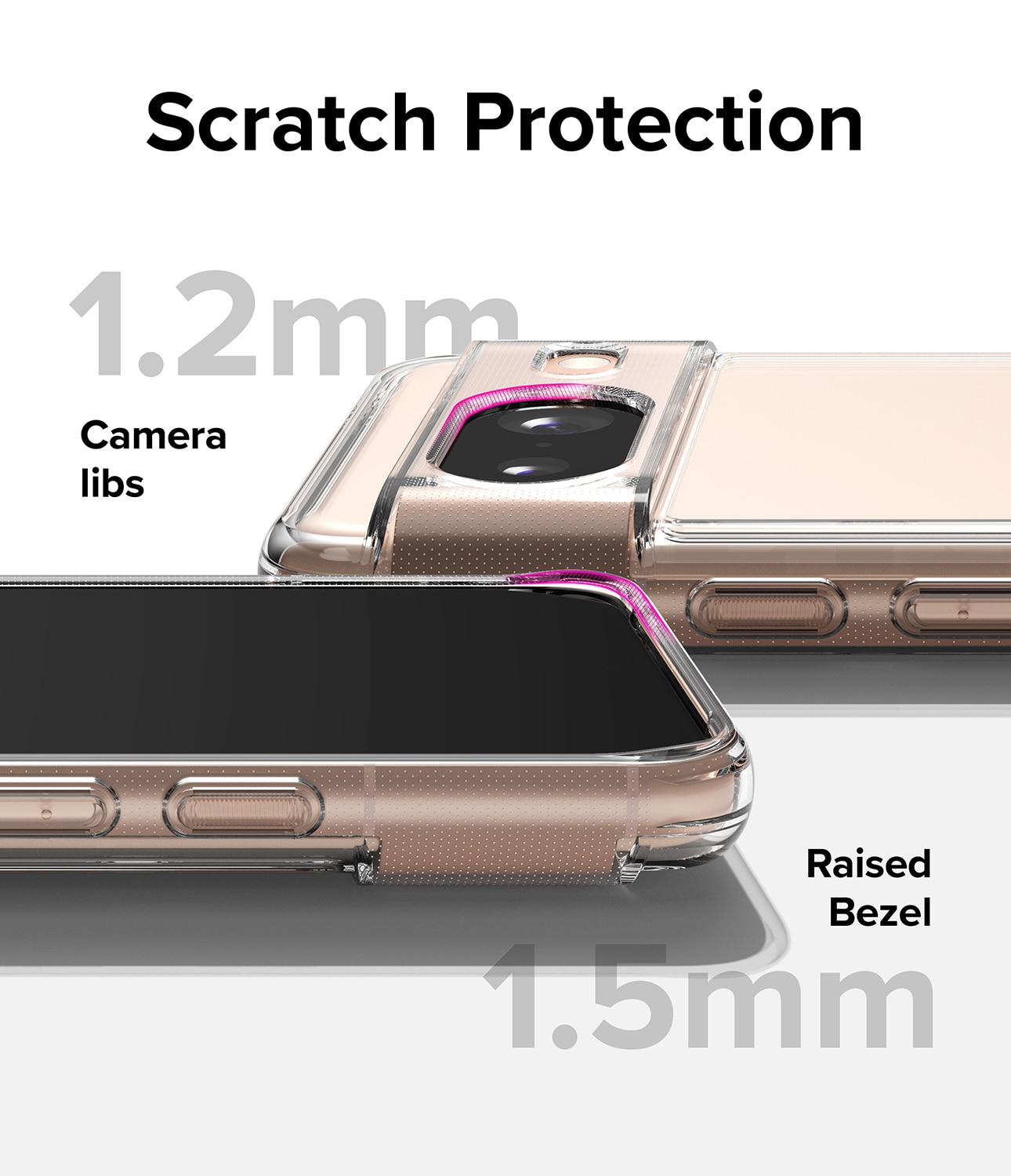 Fusion Case Google Pixel 8 Genomskinlig