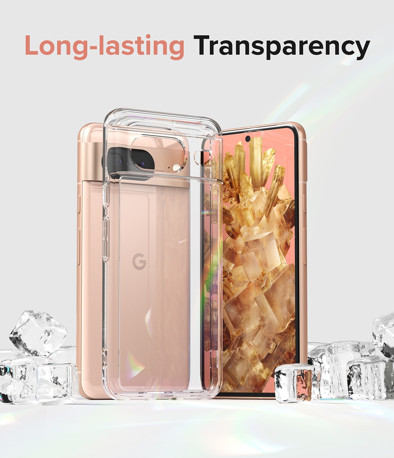 Fusion Case Google Pixel 8 Genomskinlig