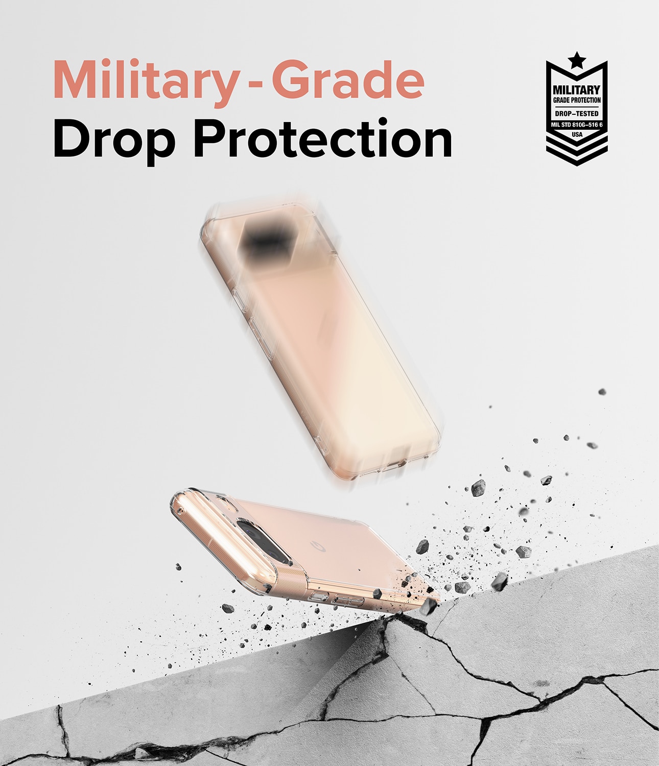 Fusion Case Google Pixel 8 Genomskinlig
