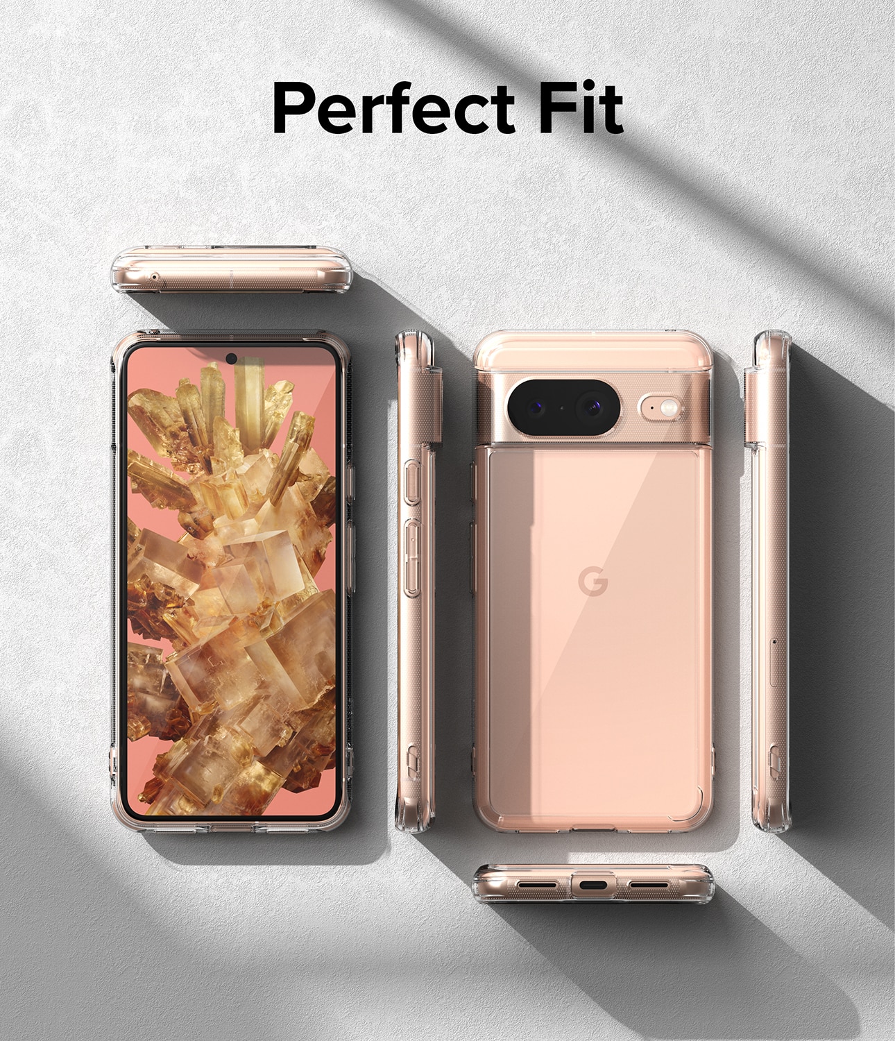 Fusion Case Google Pixel 8 Genomskinlig