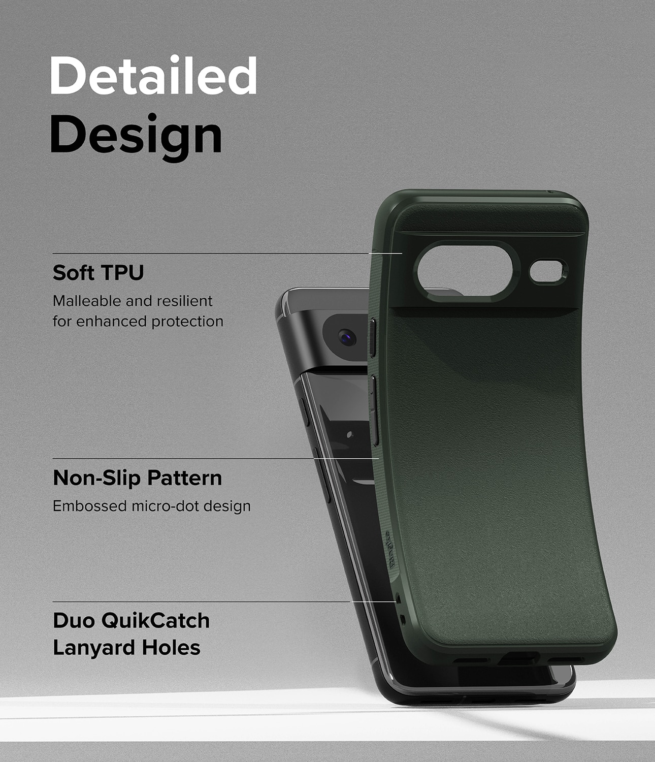 Onyx Case Google Pixel 8 Dark Green