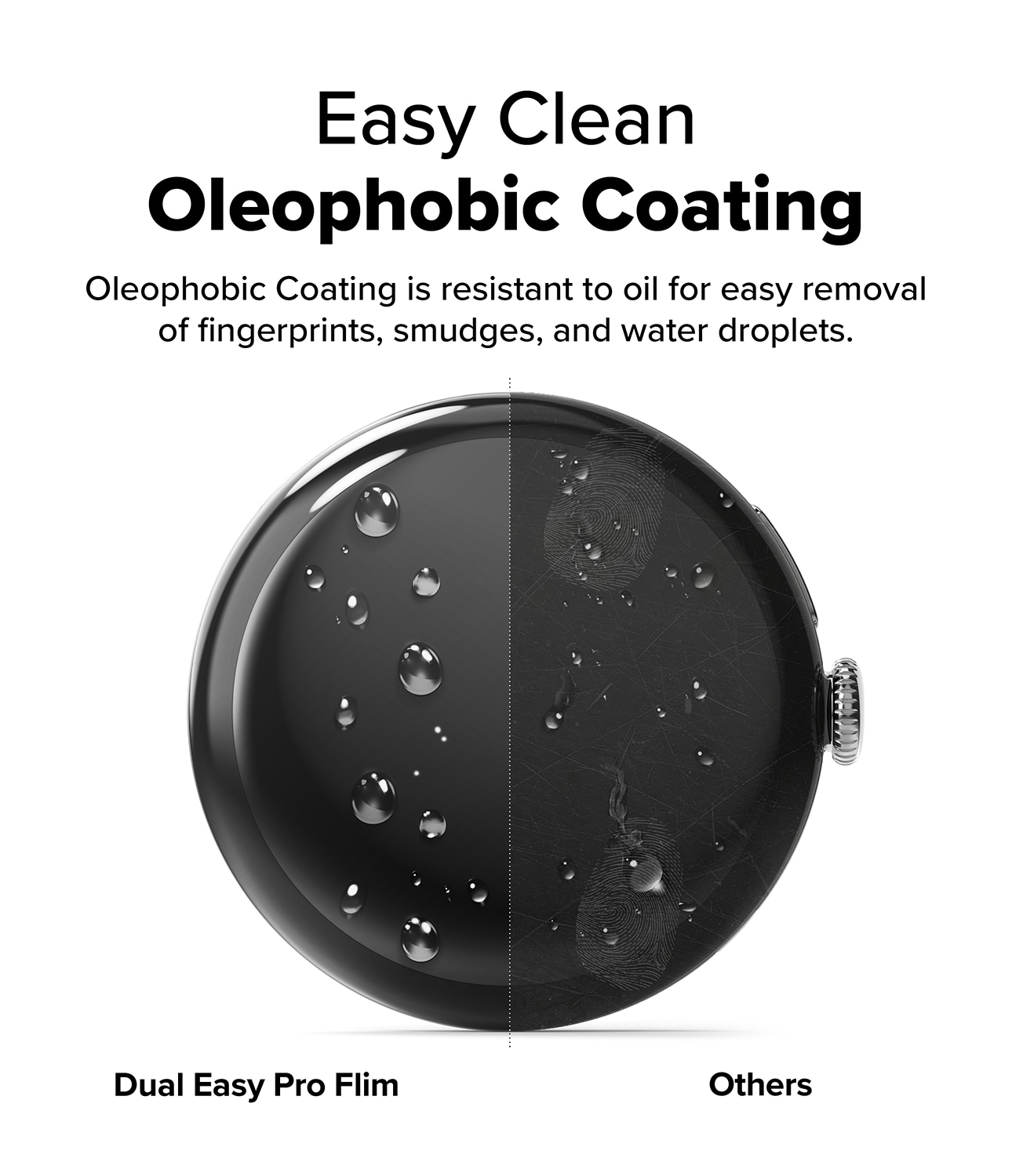 Dual Easy Pro Screen Protector (2-pack) Google Pixel Watch 4 45mm