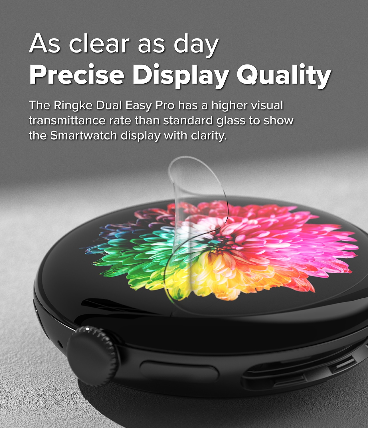 Dual Easy Pro Screen Protector (2-pack) Google Pixel Watch 4 45mm
