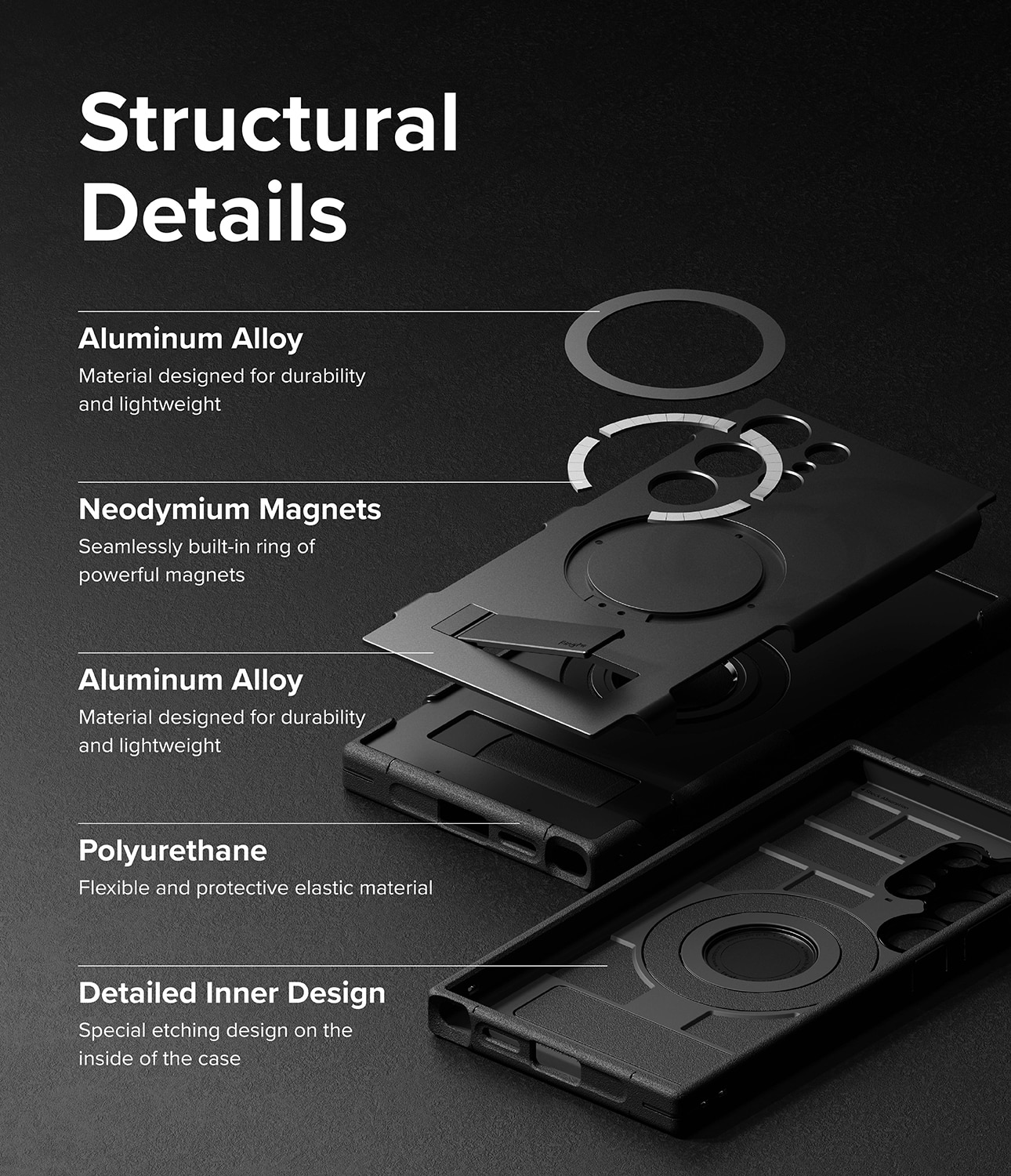 Alles Magnetic Case Samsung Galaxy S24 Ultra svart