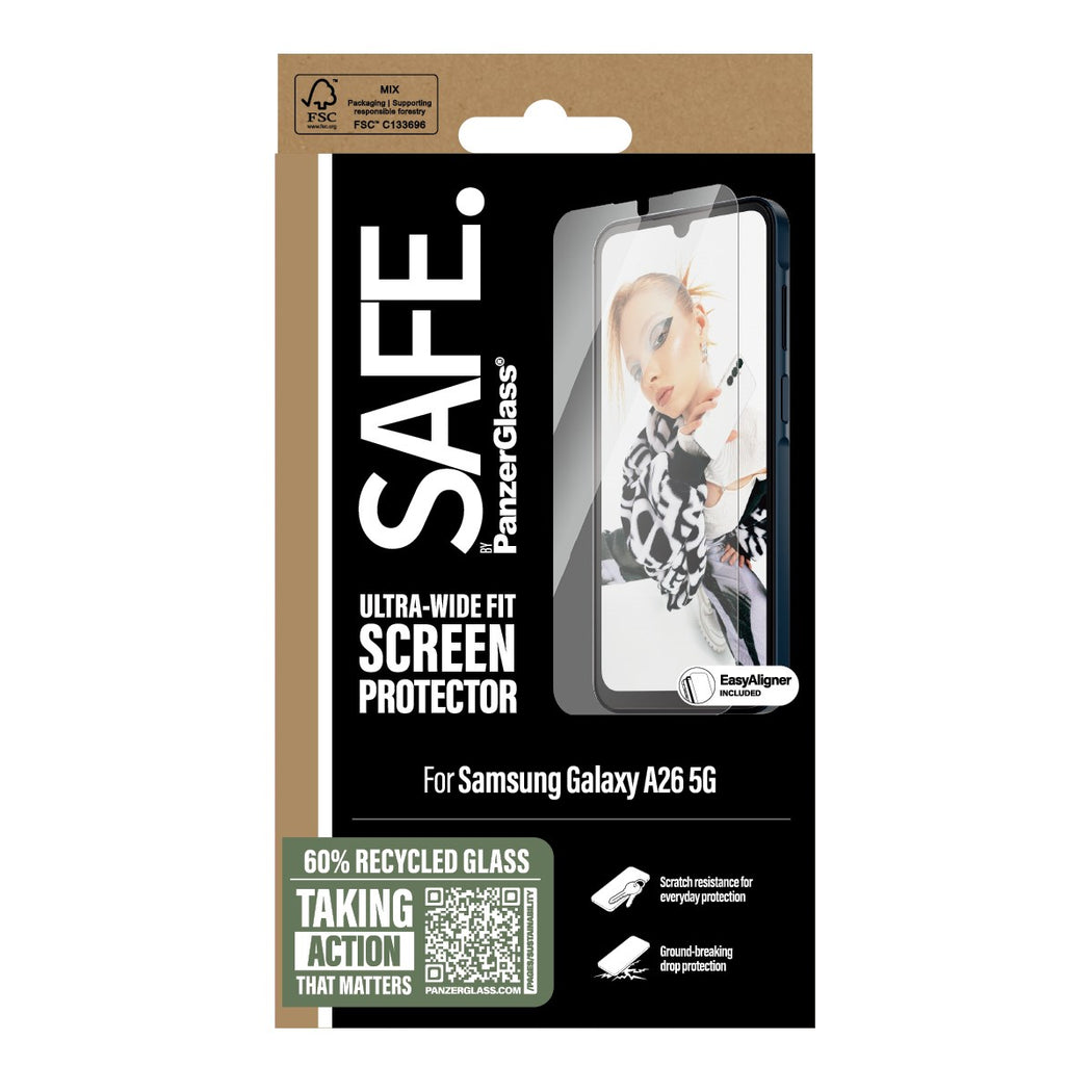 Samsung Galaxy A26 Skärmskydd Ultra Wide Fit (with EasyAligner)