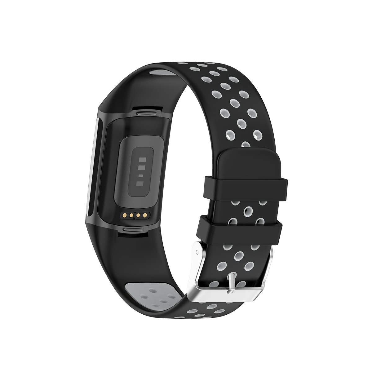 Silikonarmband Sport Fitbit Charge 5 svart