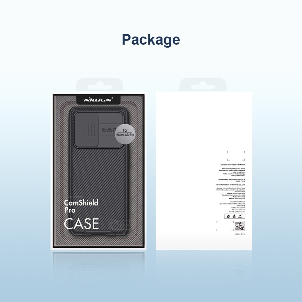 CamShield Skal Realme GT 2 Pro Svart