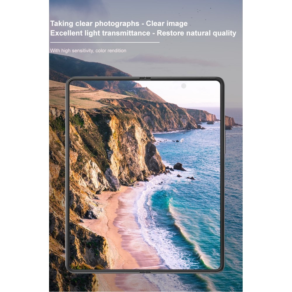 Härdat Glas 0.2mm Linsskydd Samsung Galaxy Z Fold 3 Genomskinlig