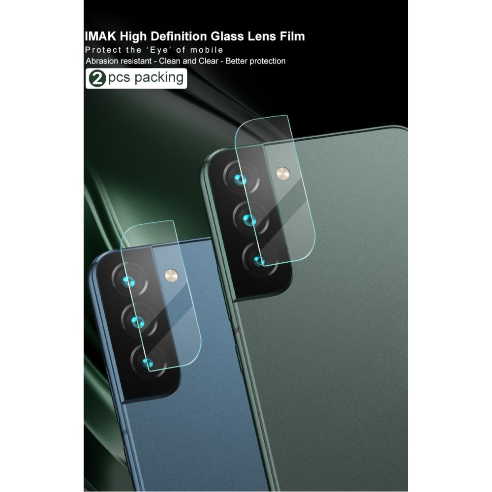 2-pack Härdat Glas Linsskydd Samsung Galaxy S22/S22 Plus