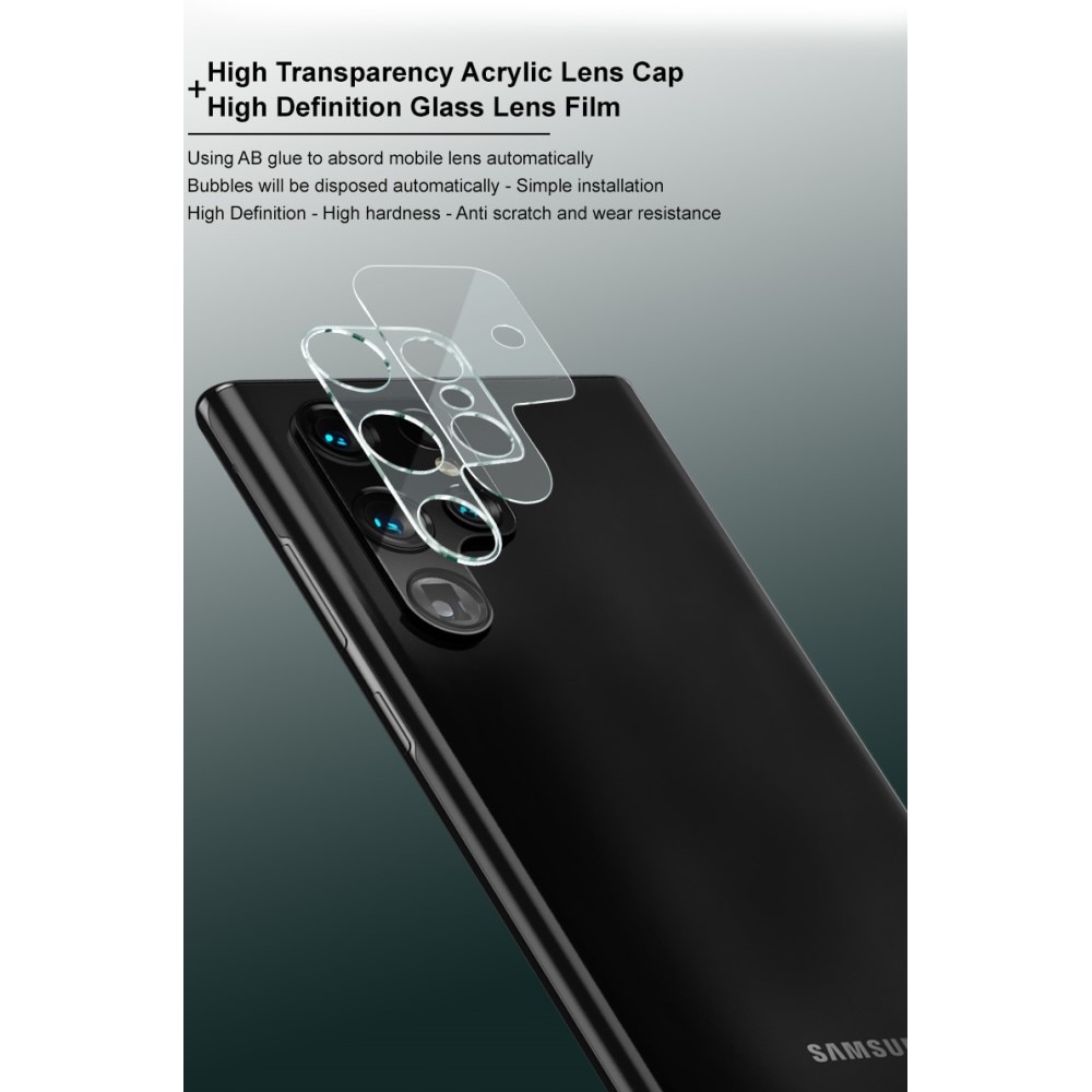 Härdat Glas 0.2mm Linsskydd Samsung Galaxy S22 Ultra